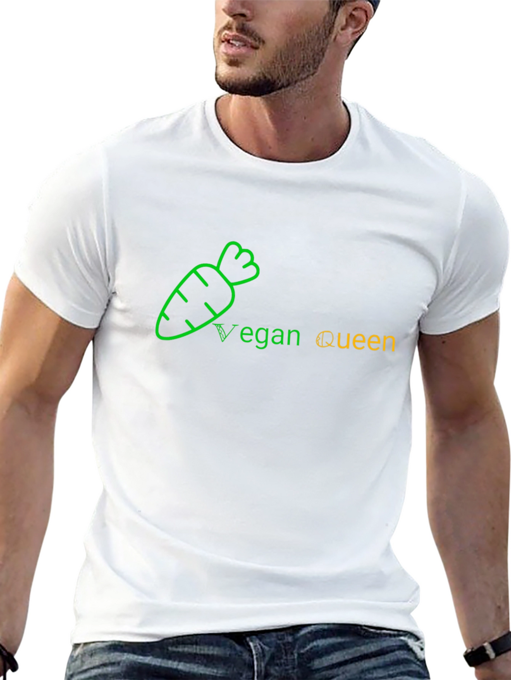 Vegan Queen Black T-Shirt - Stylish & Comfortable