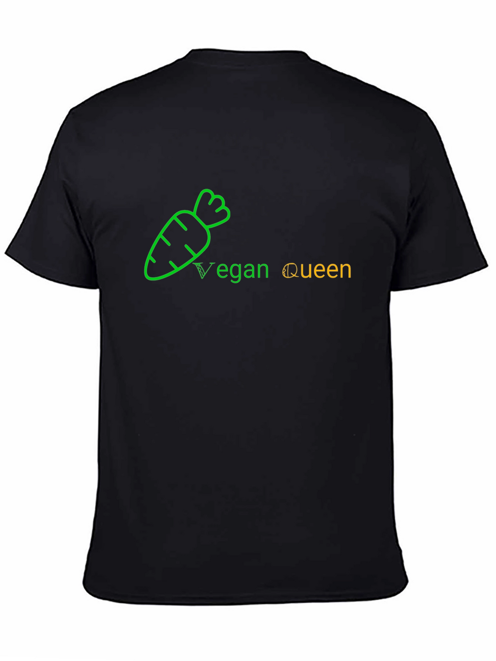 Vegan Queen Black T-Shirt - Stylish & Comfortable