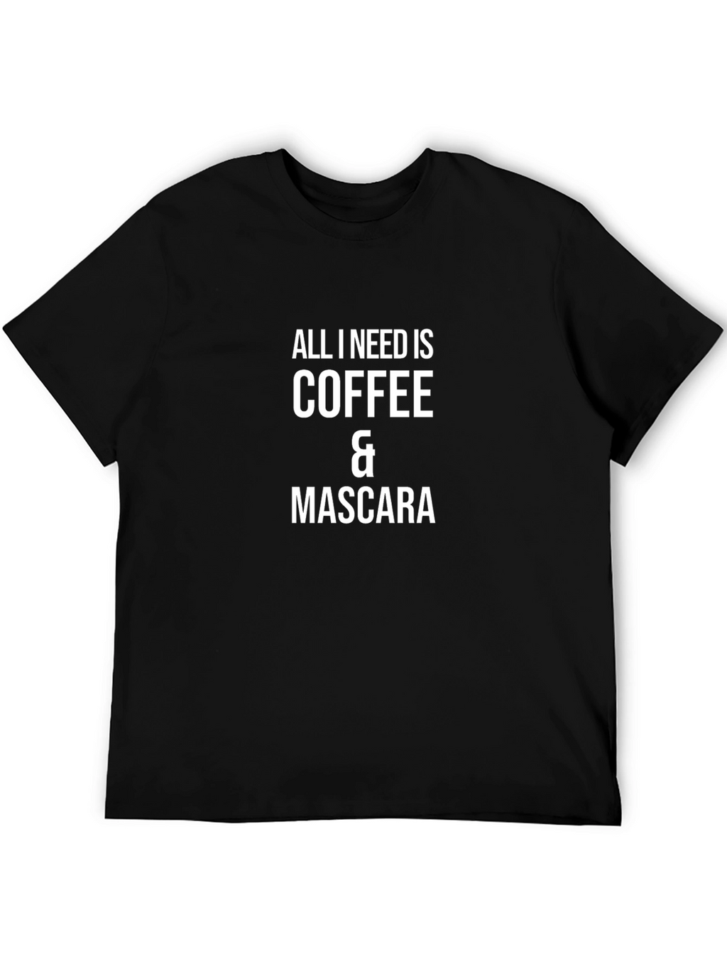 Coffee & Mascara Graphic Tee - Trendy Casual Wear