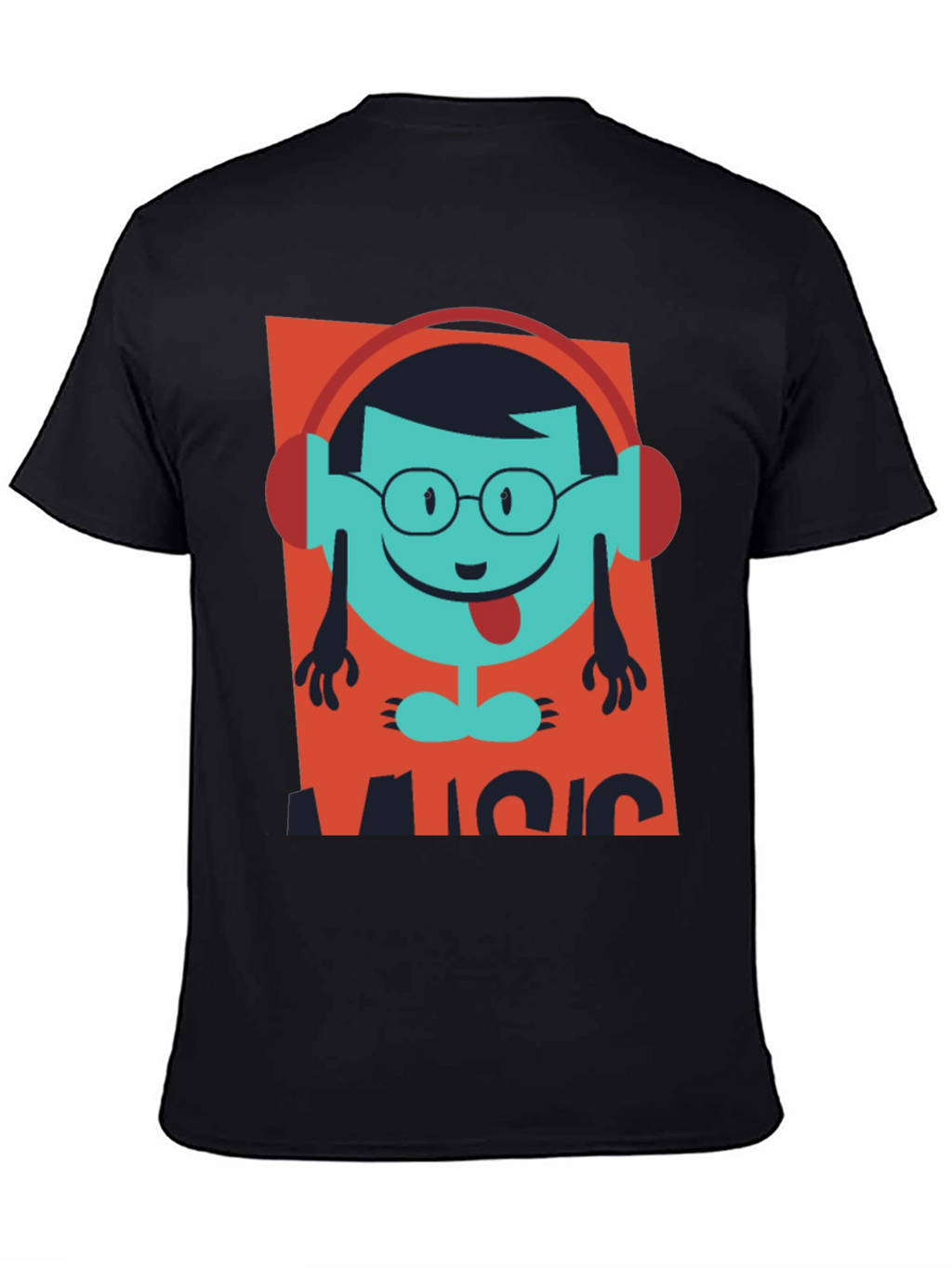 Music Lover T-Shirt - Funny Cartoon Design