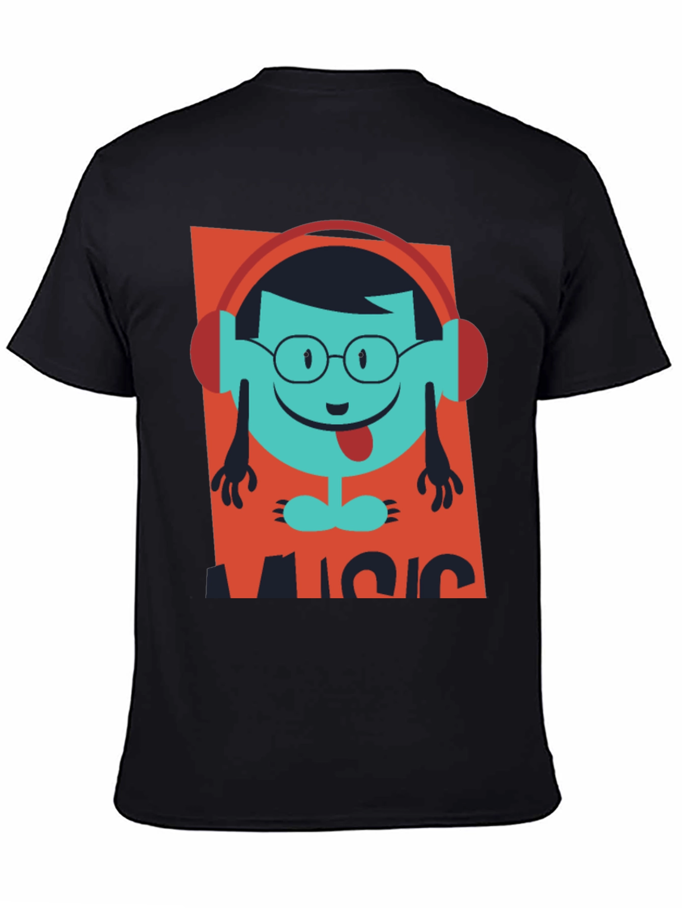 Music Lover T-Shirt - Funny Cartoon Design