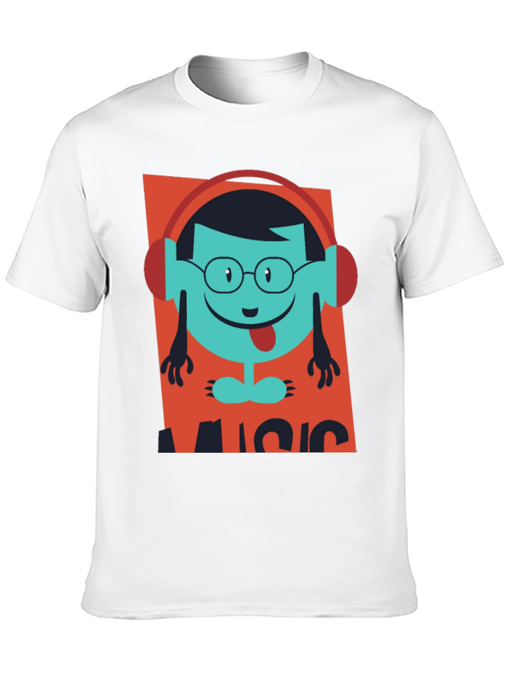 Music Lover T-Shirt - Funny Cartoon Design