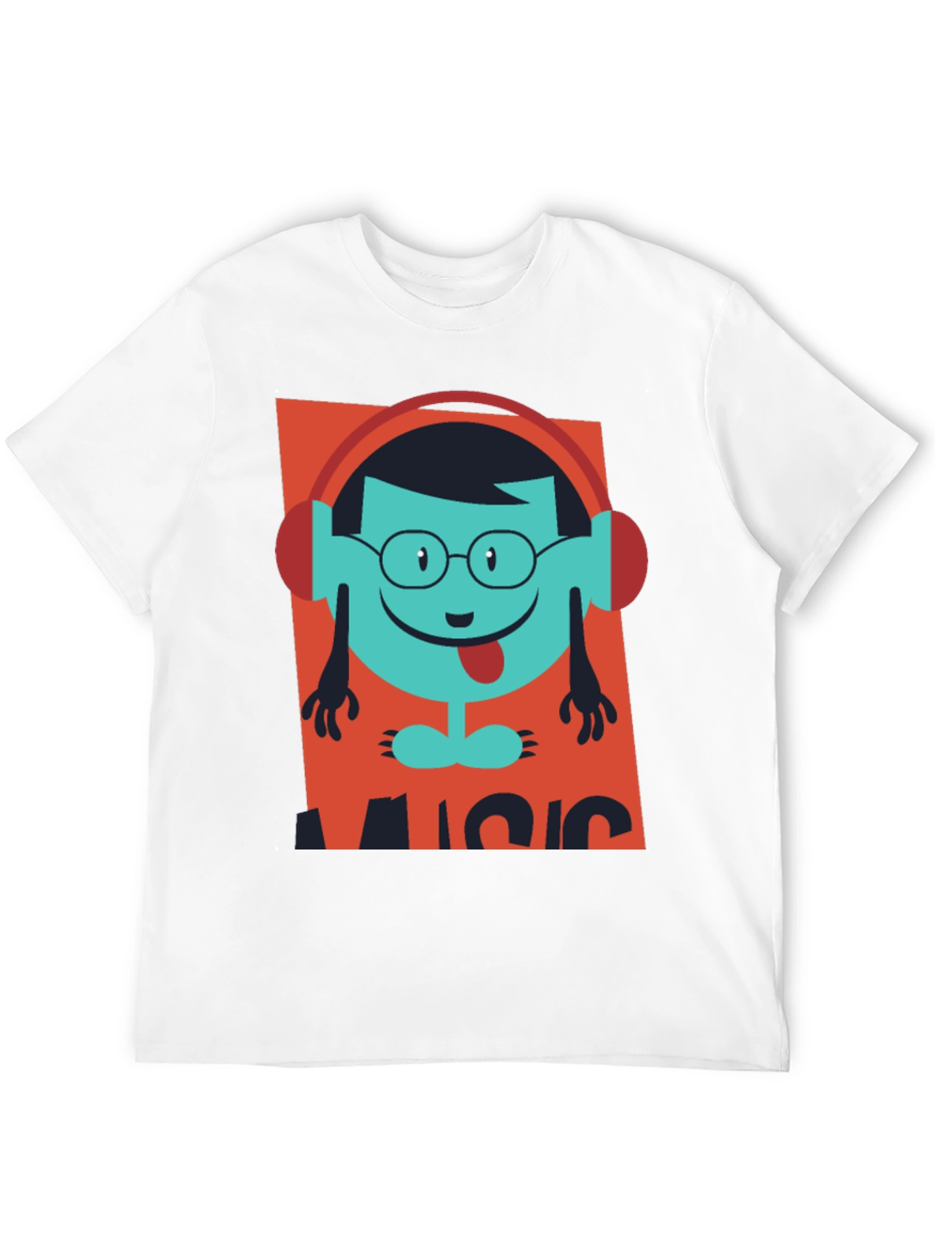Music Lover T-Shirt - Funny Cartoon Design