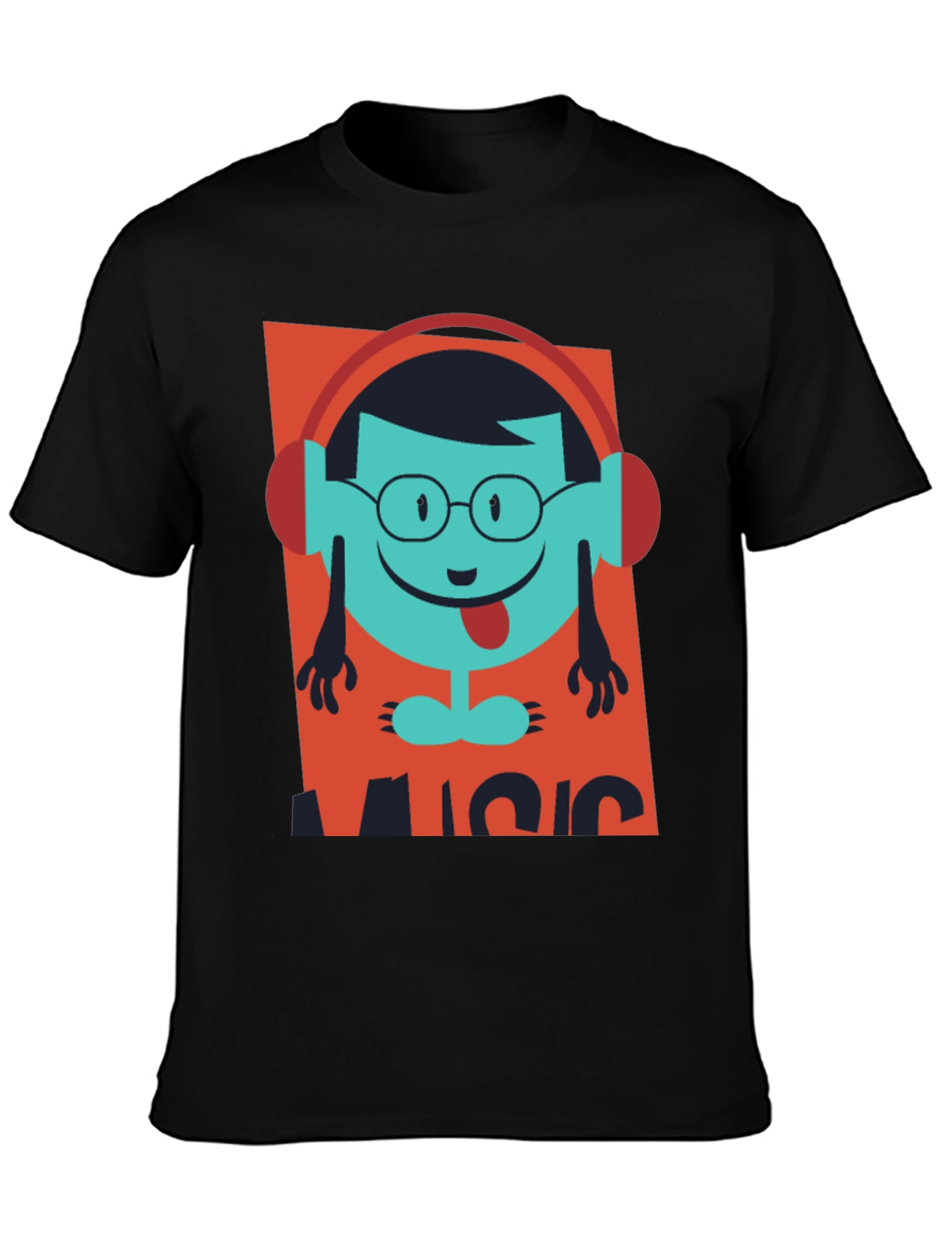 Music Lover T-Shirt - Funny Cartoon Design