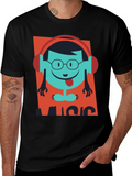 Music Lover T-Shirt - Funny Cartoon Design