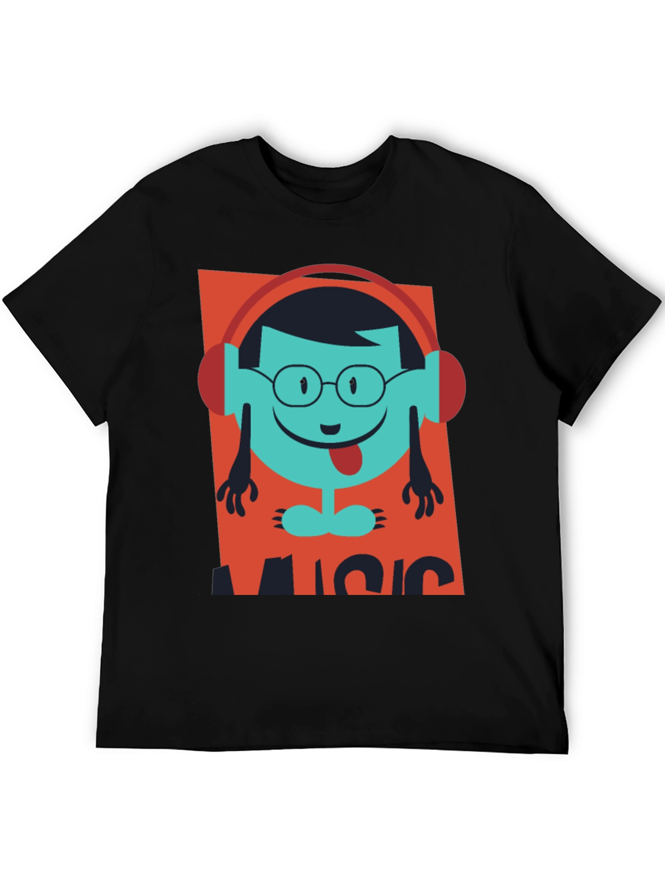 Music Lover T-Shirt - Funny Cartoon Design