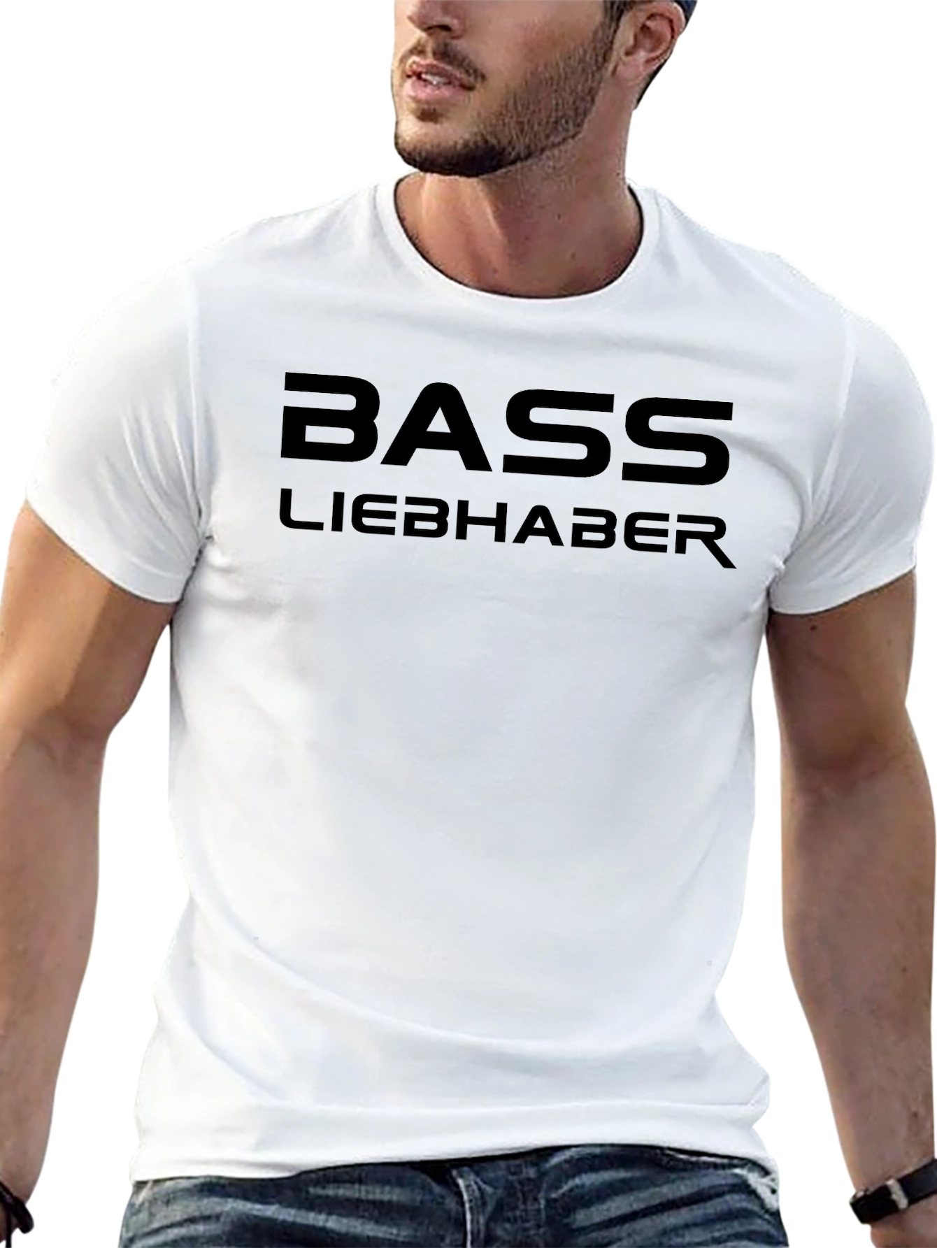 Bass Liebhaber Black Graphic Tee