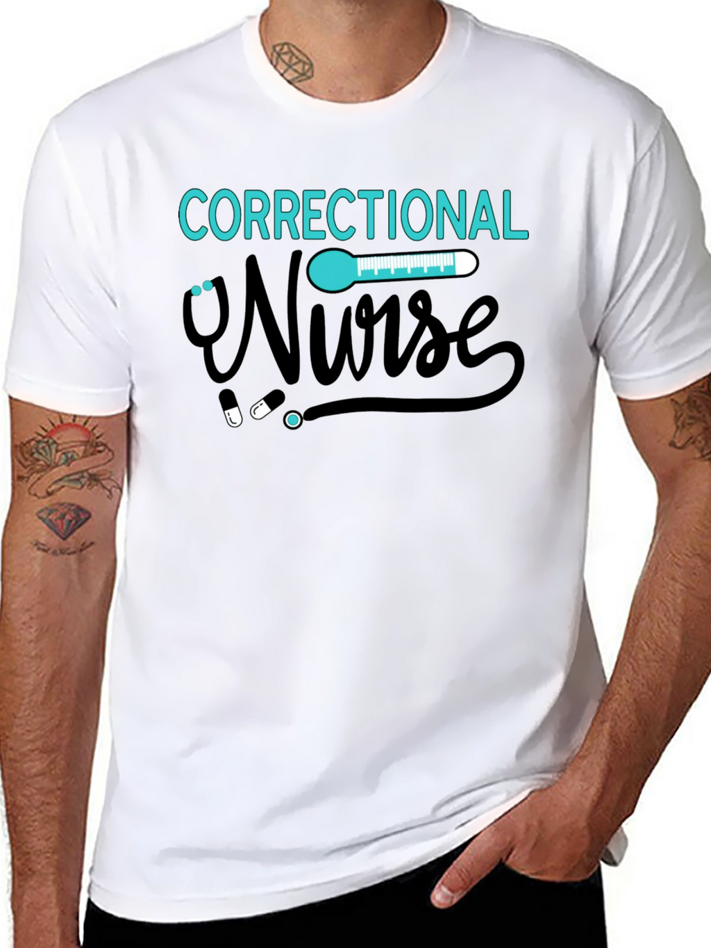 Correctional Nurse Graphic T-Shirt