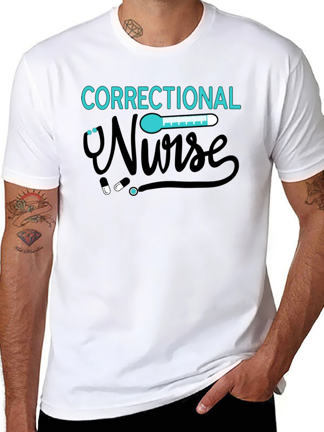Correctional Nurse Graphic T-Shirt
