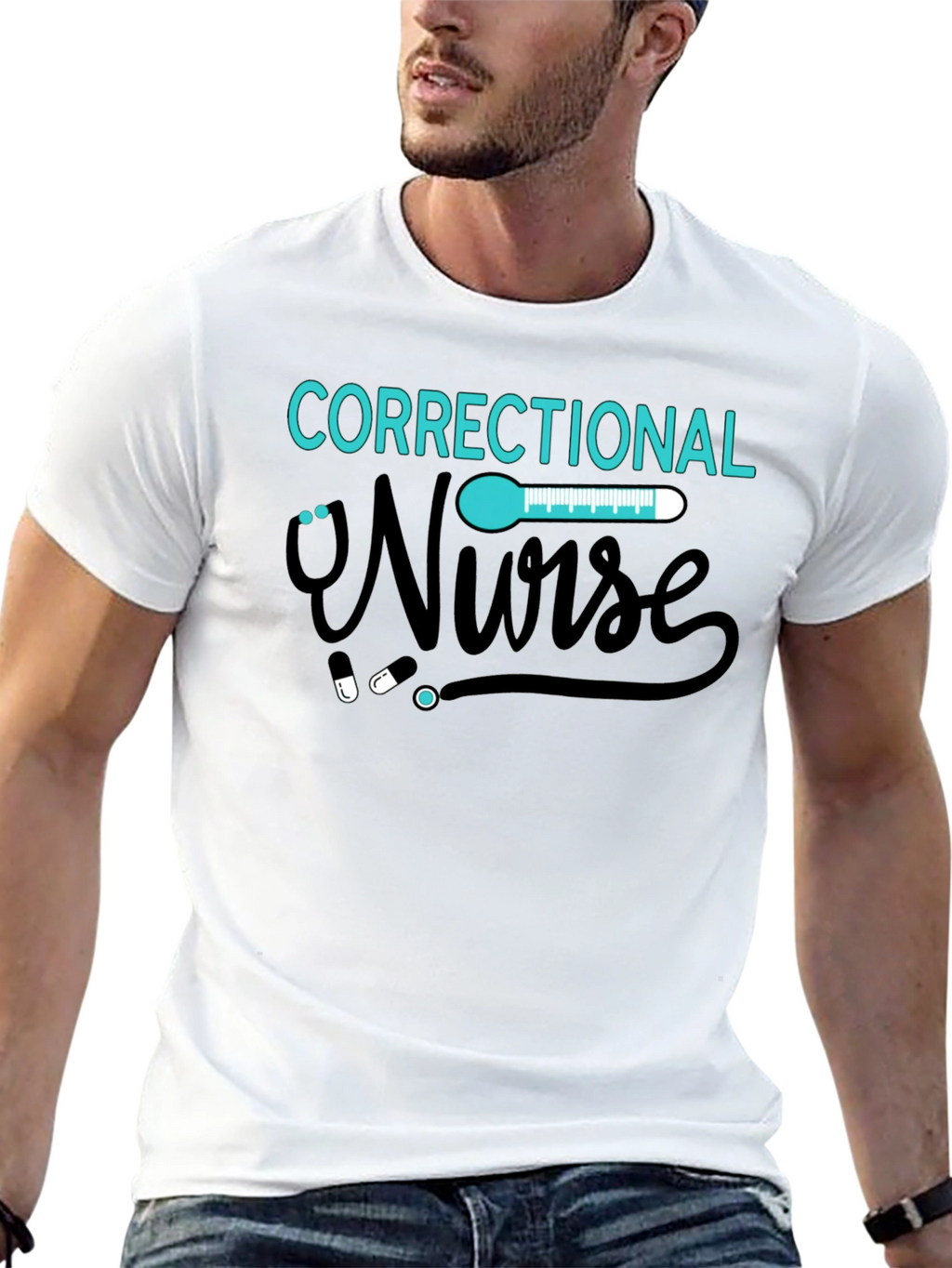 Correctional Nurse Graphic T-Shirt