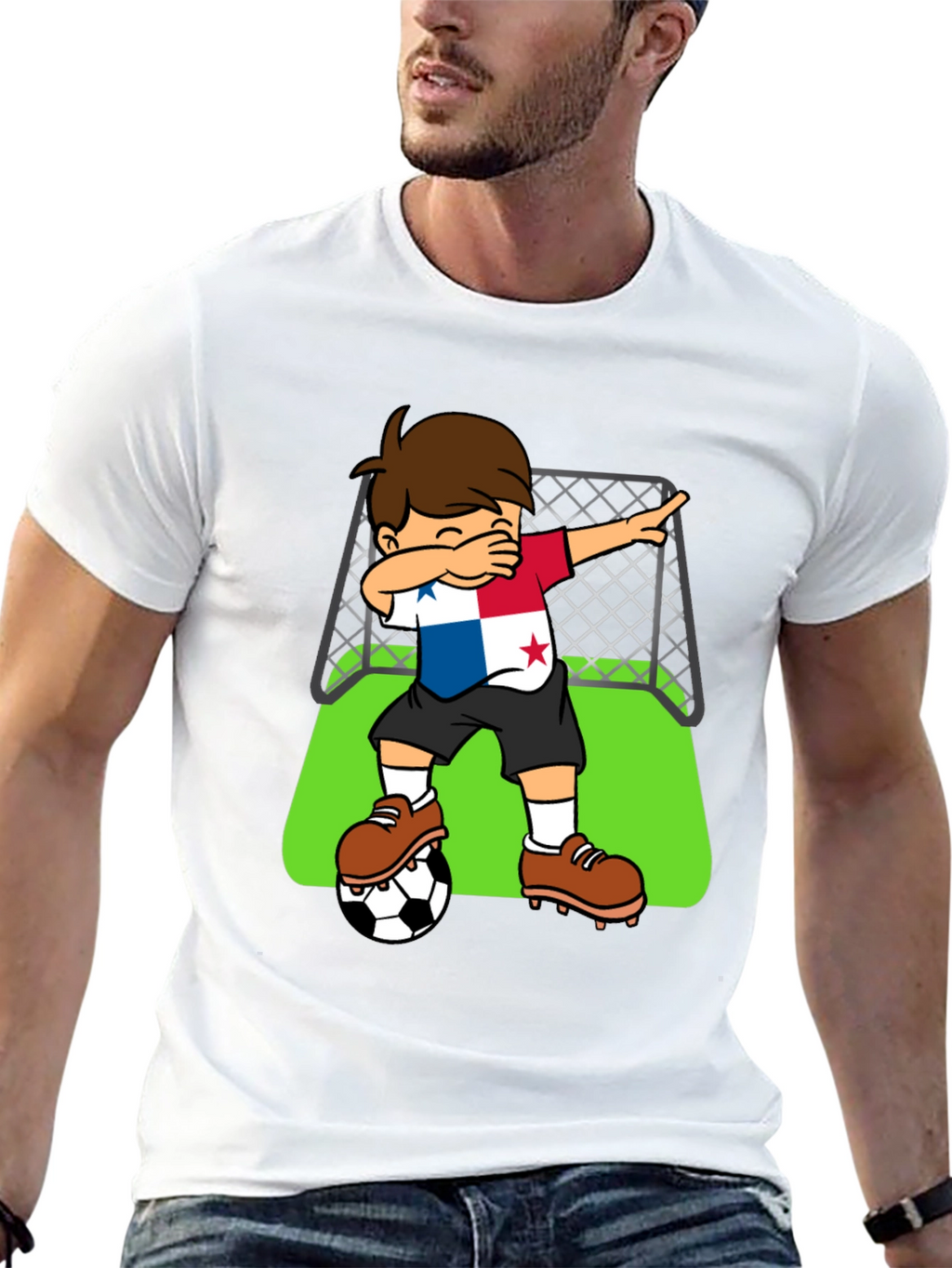 Panama Soccer Dab T-Shirt