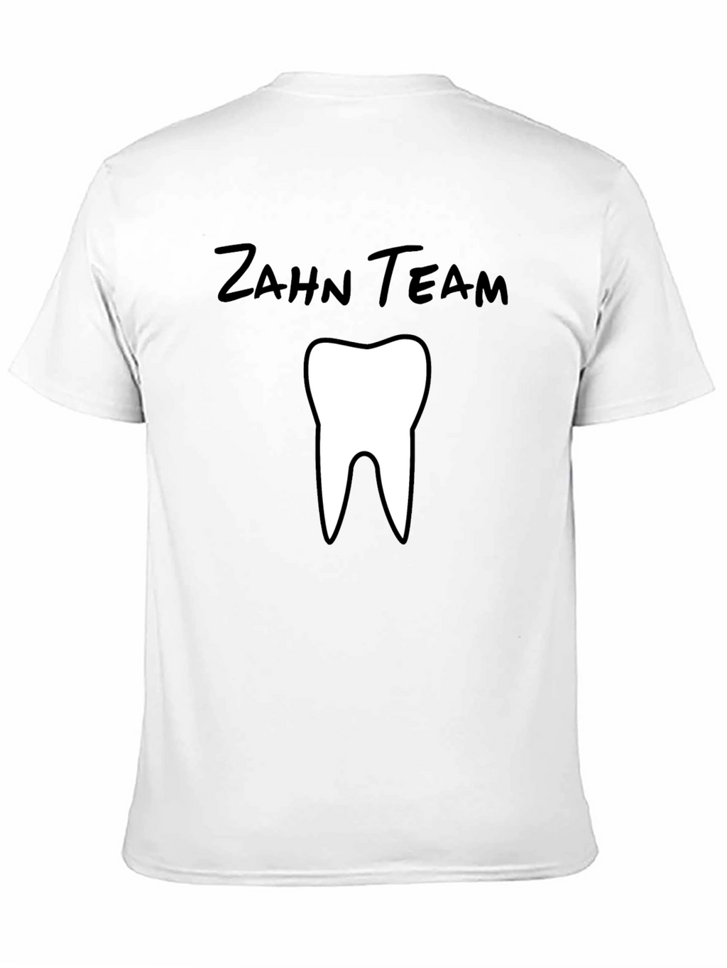Zahn Team Tooth Graphic Black T-Shirt