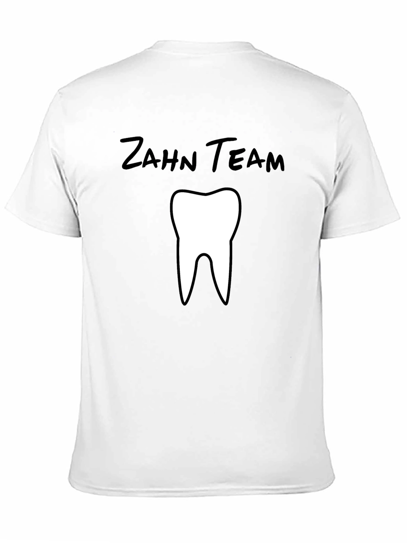 Zahn Team Tooth Graphic Black T-Shirt