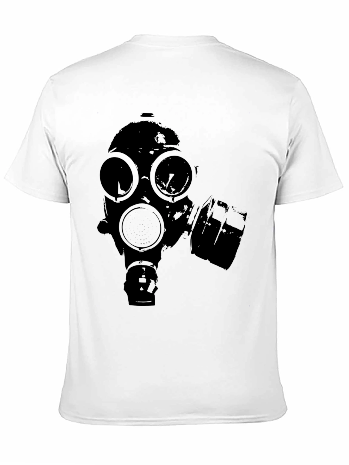 Gas Mask Graphic Black T-Shirt