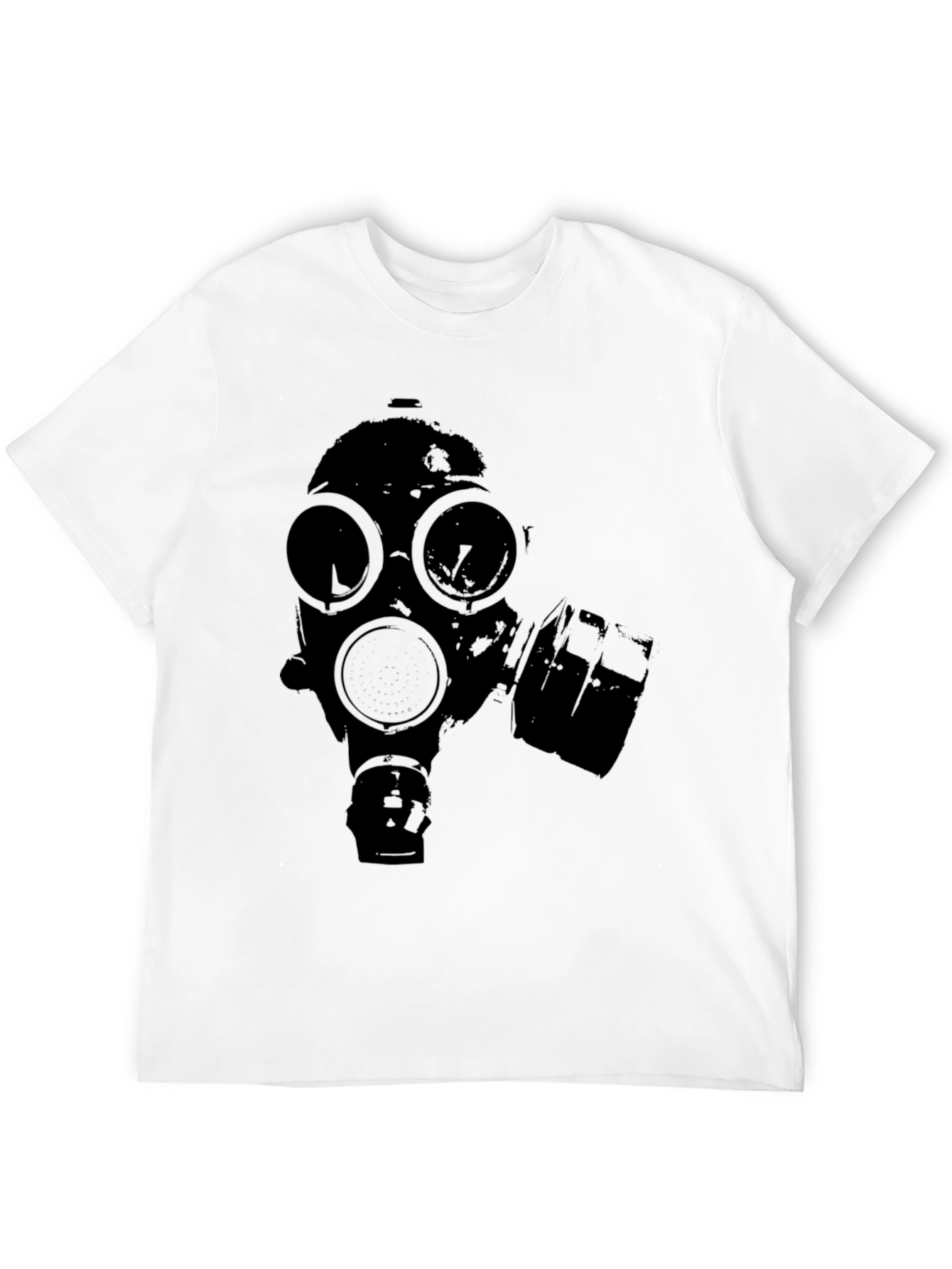 Gas Mask Graphic Black T-Shirt