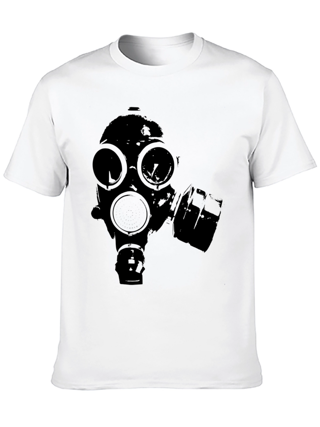 Gas Mask Graphic Black T-Shirt
