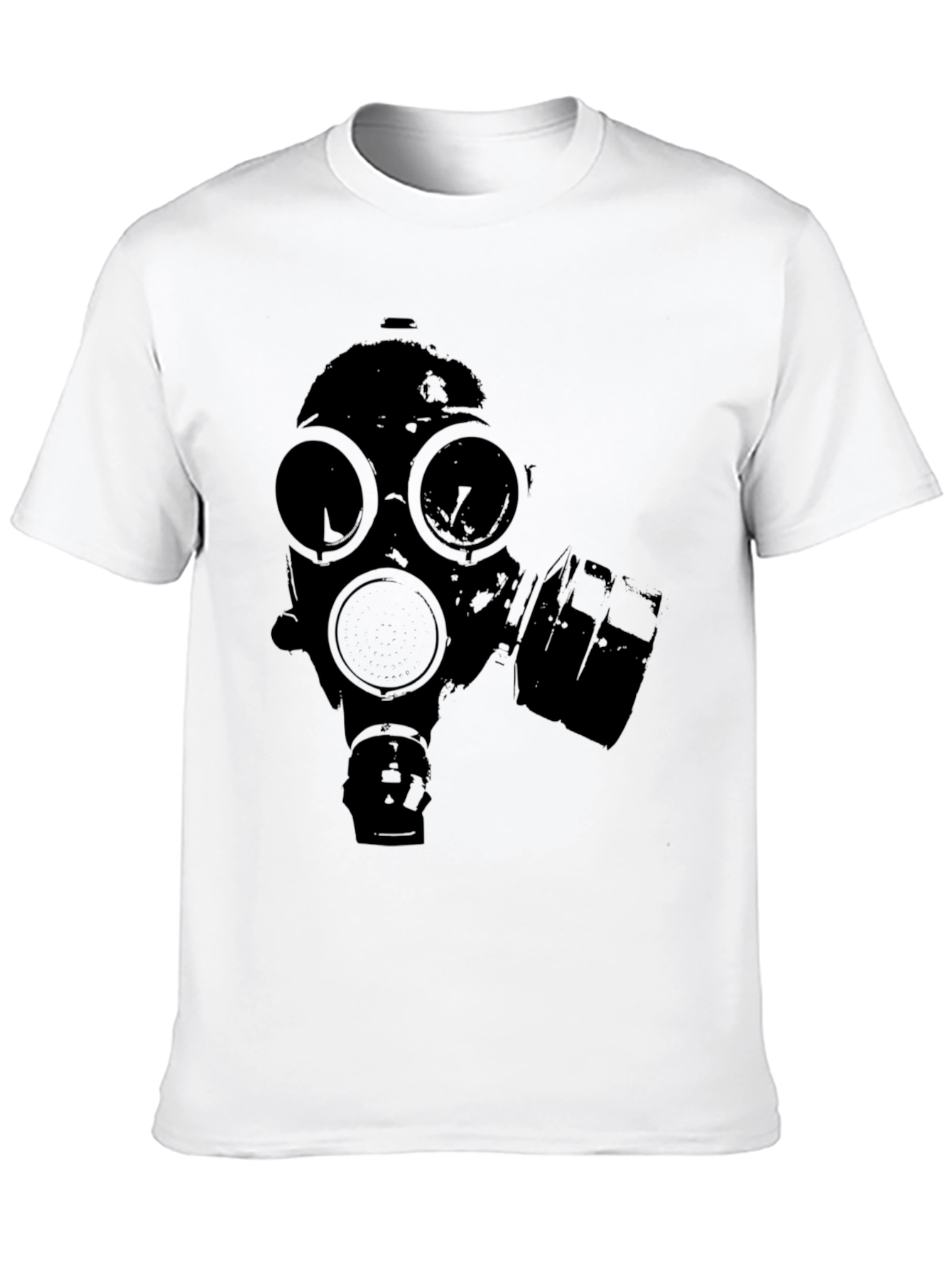 Gas Mask Graphic Black T-Shirt