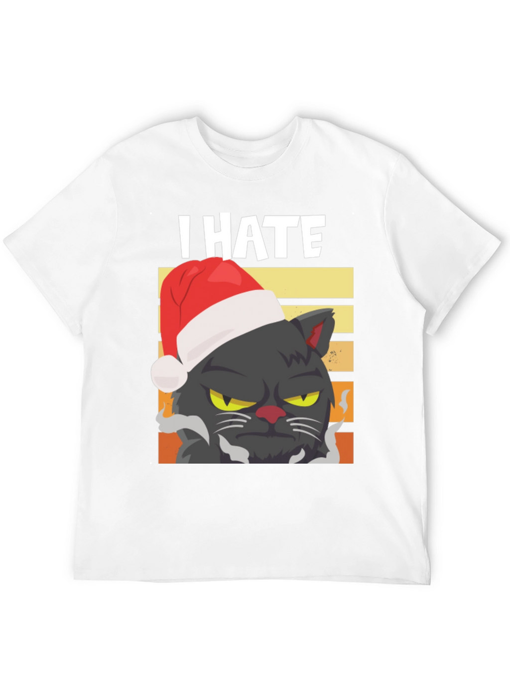 Grumpy Cat Christmas T-Shirt - I Hate