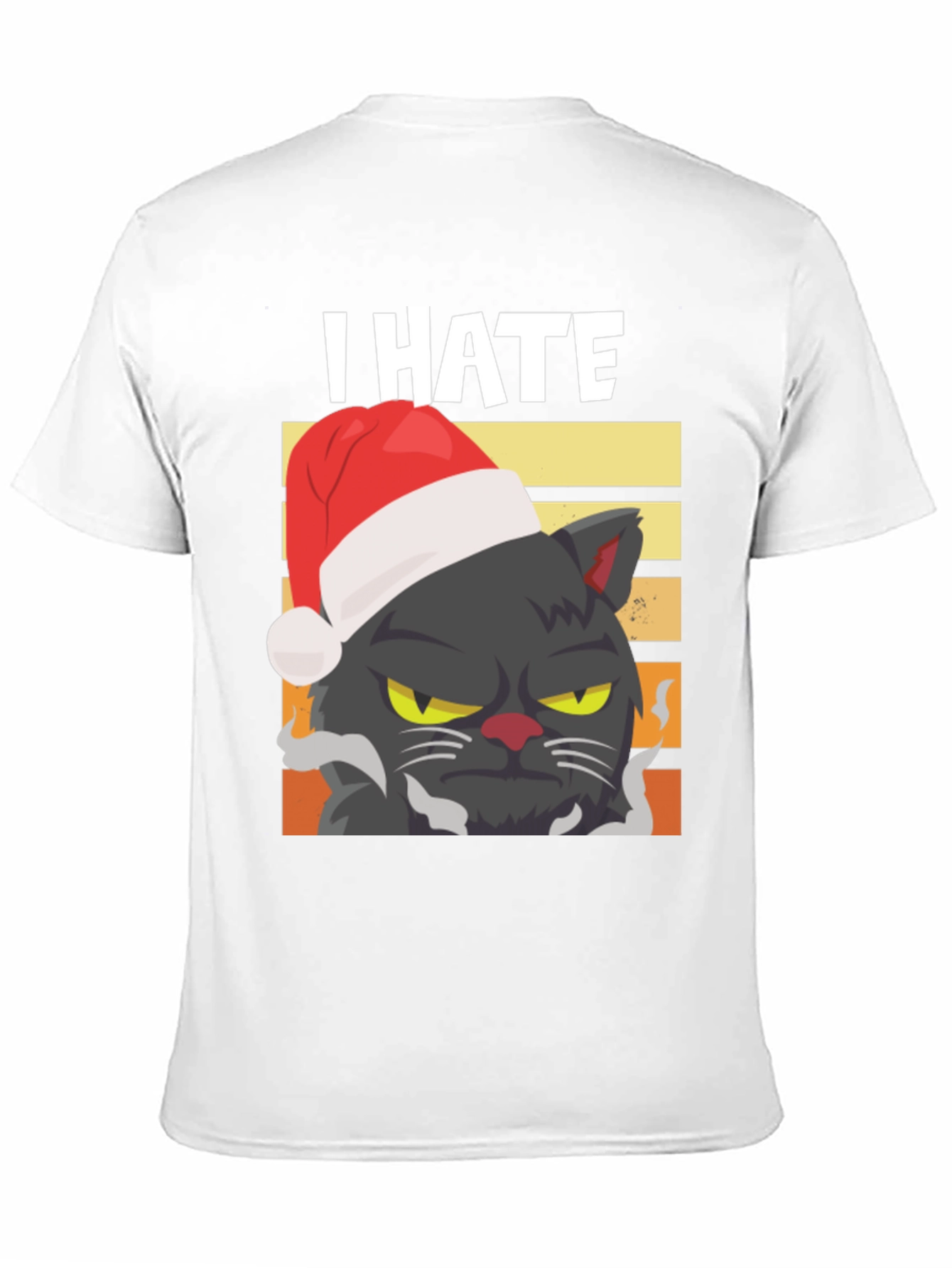 Grumpy Cat Christmas T-Shirt - I Hate