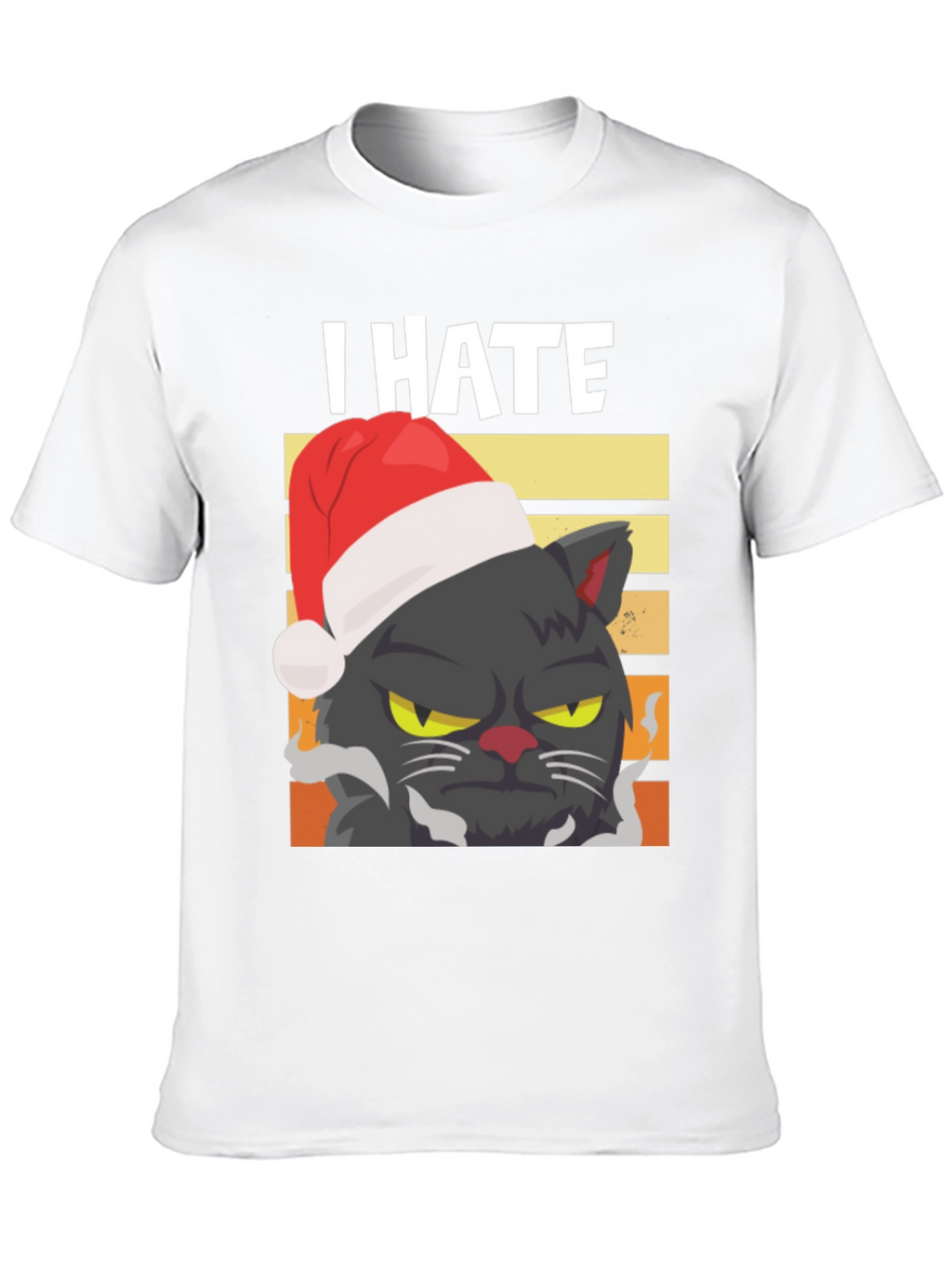 Grumpy Cat Christmas T-Shirt - I Hate