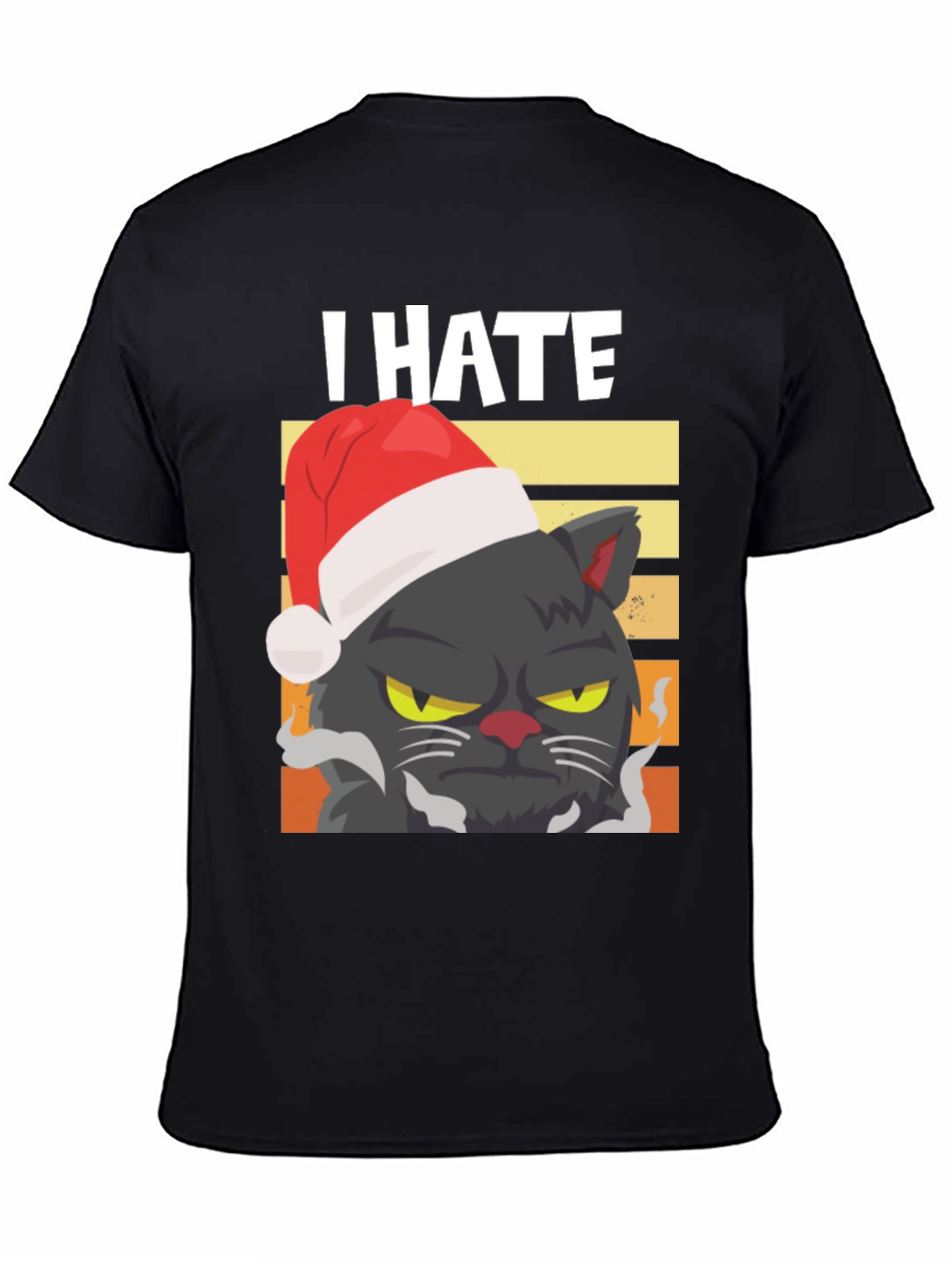 Grumpy Cat Christmas T-Shirt - I Hate