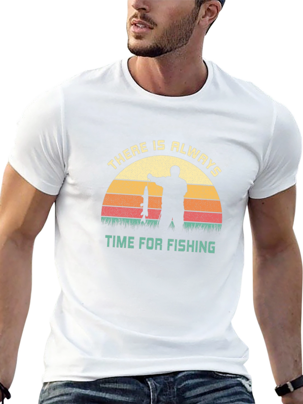 Time for Fishing Graphic Tee - Fisherman Gift