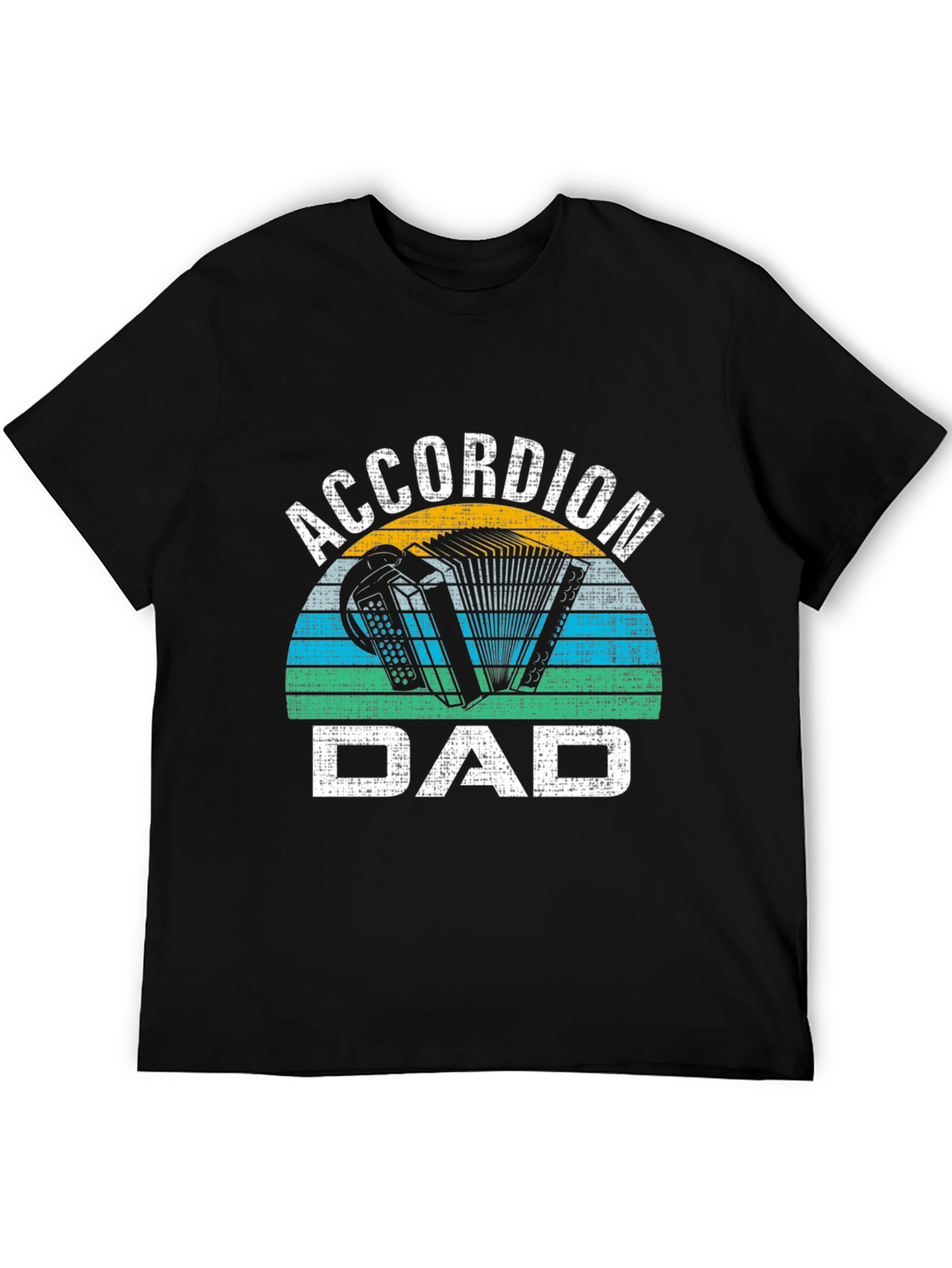 Accordion Dad Graphic Tee - Musician Gift