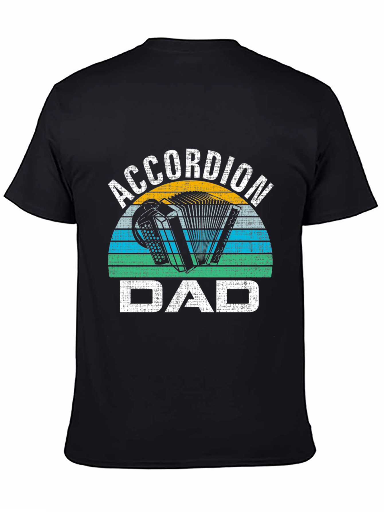 Accordion Dad Graphic Tee - Musician Gift