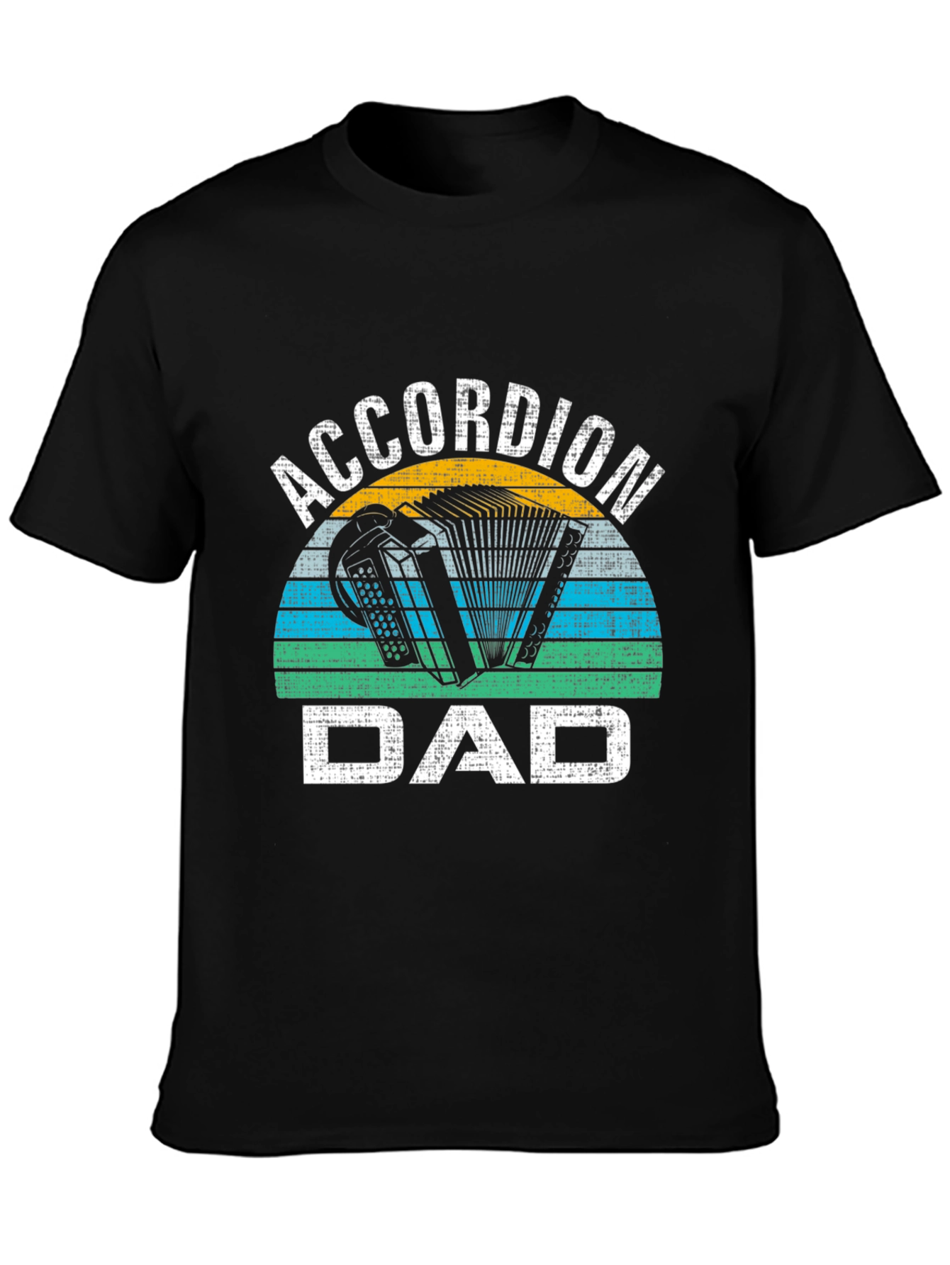 Accordion Dad Graphic Tee - Musician Gift