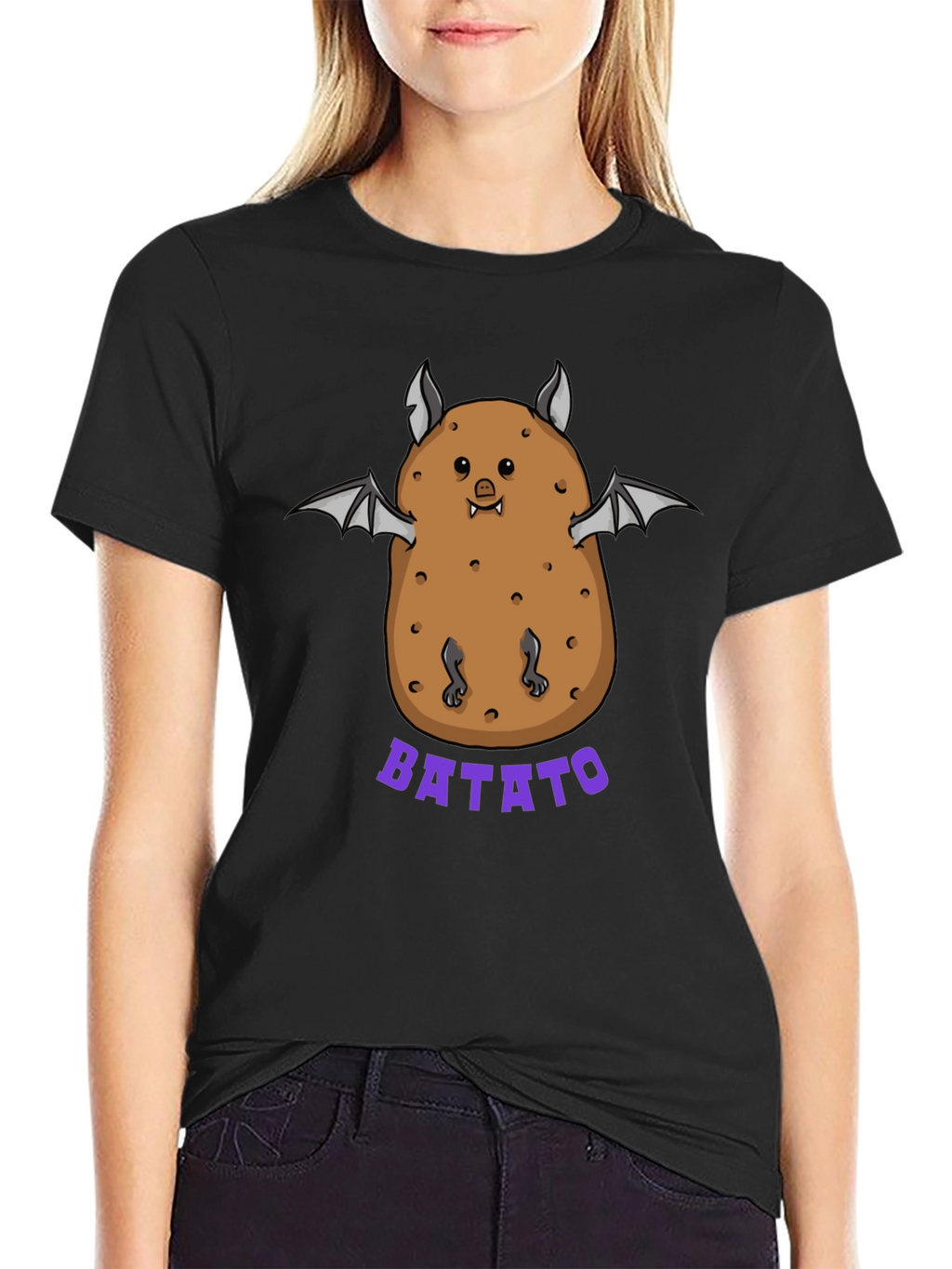 Batato T-Shirt: Funny Potato Bat Graphic Tee