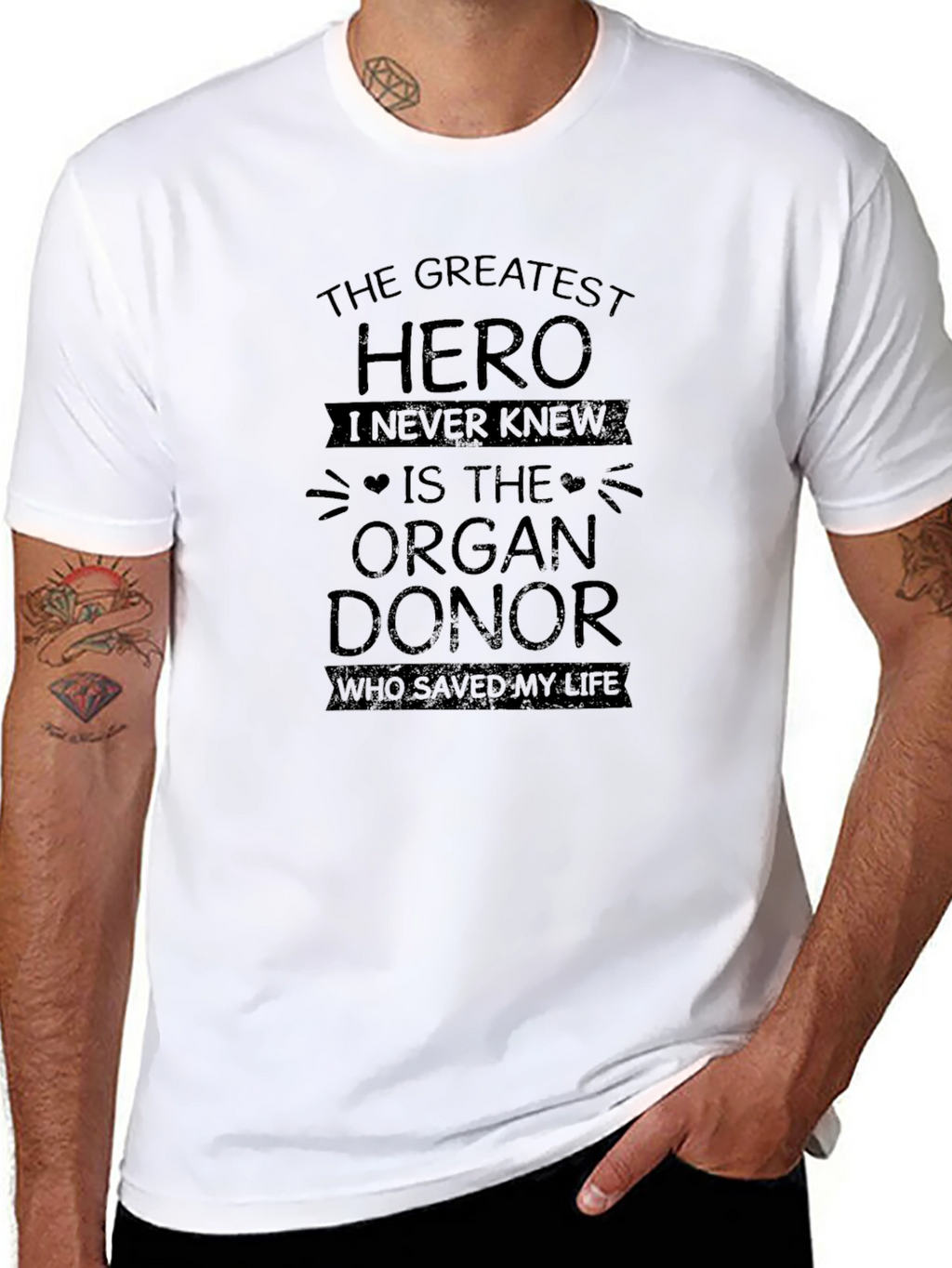 Organ Donor Hero T-Shirt: Save Lives