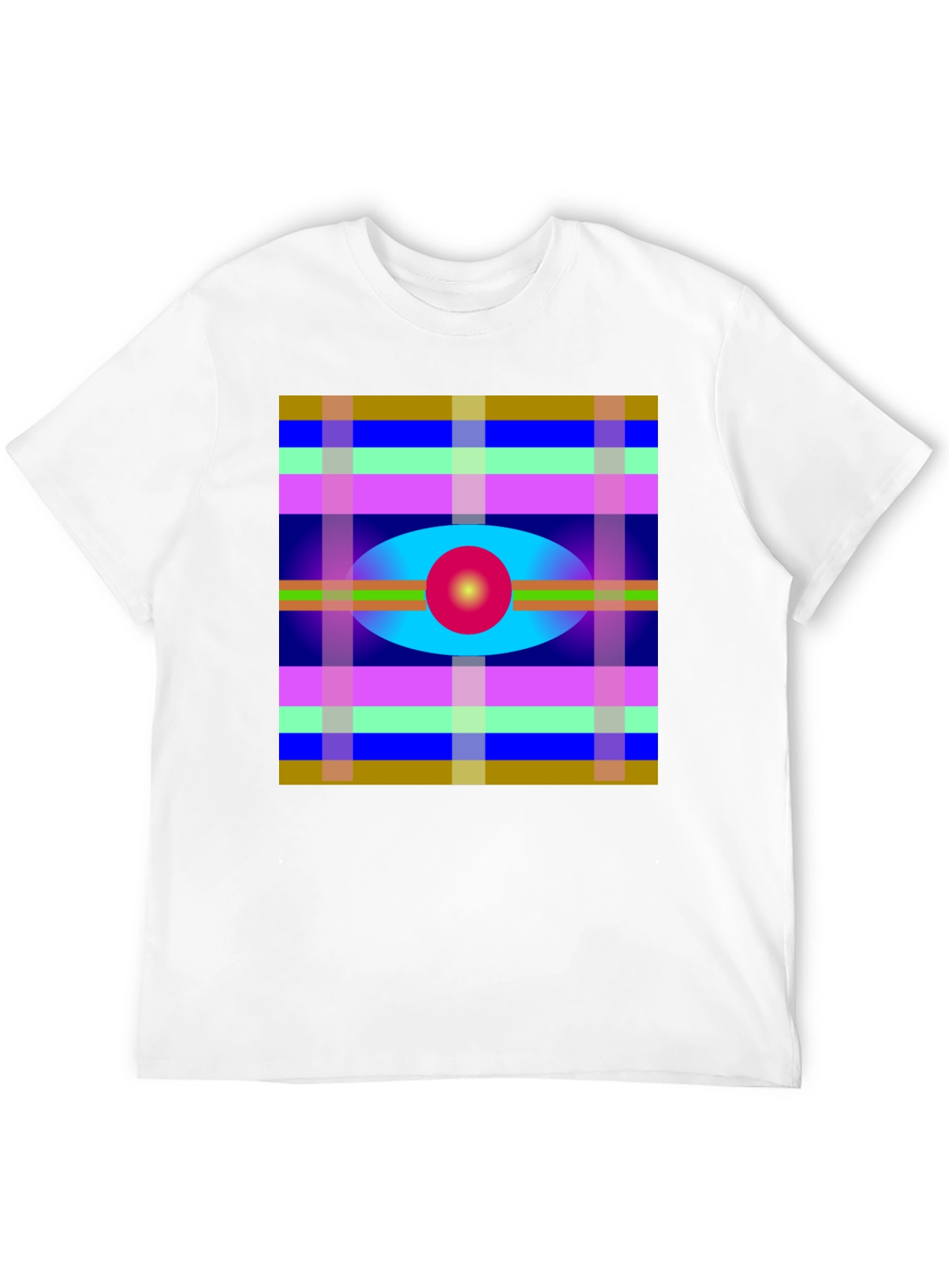 Abstract Pattern Graphic Tee - Stylish Design