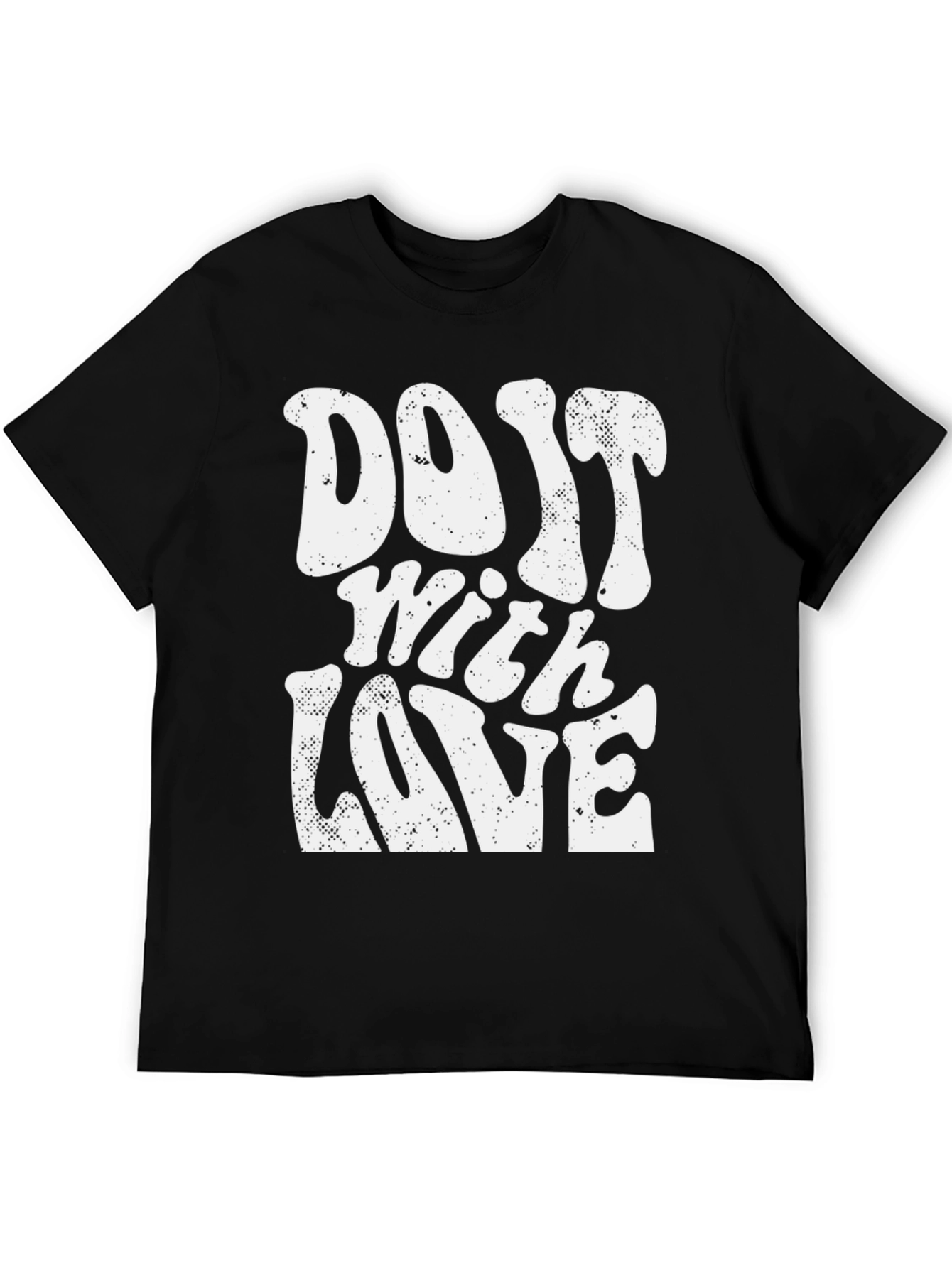 Do It With Love Graphic T-Shirt - Black