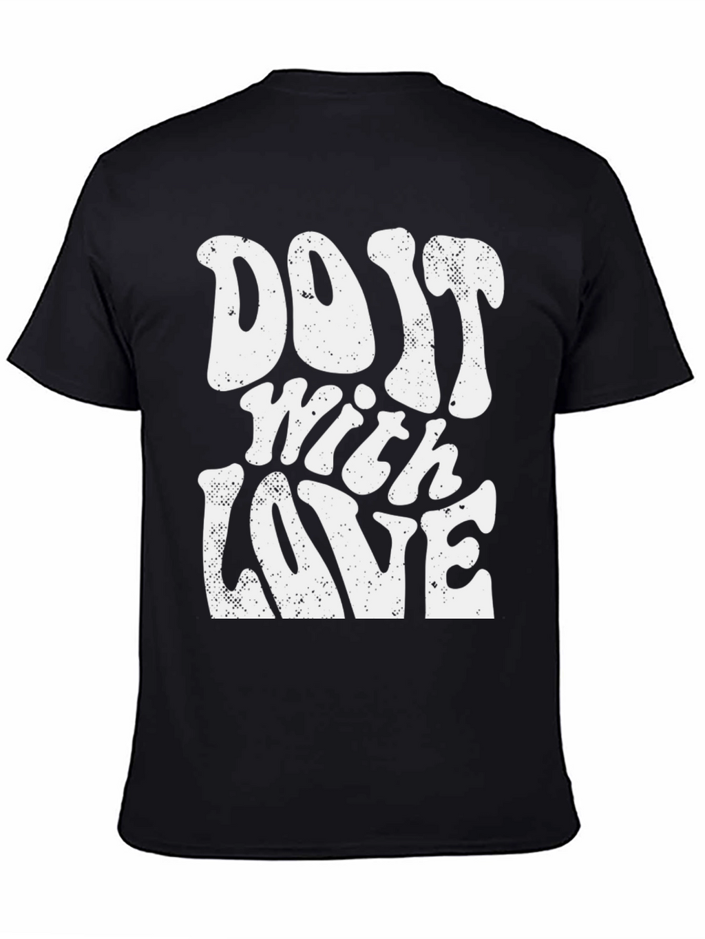 Do It With Love Graphic T-Shirt - Black