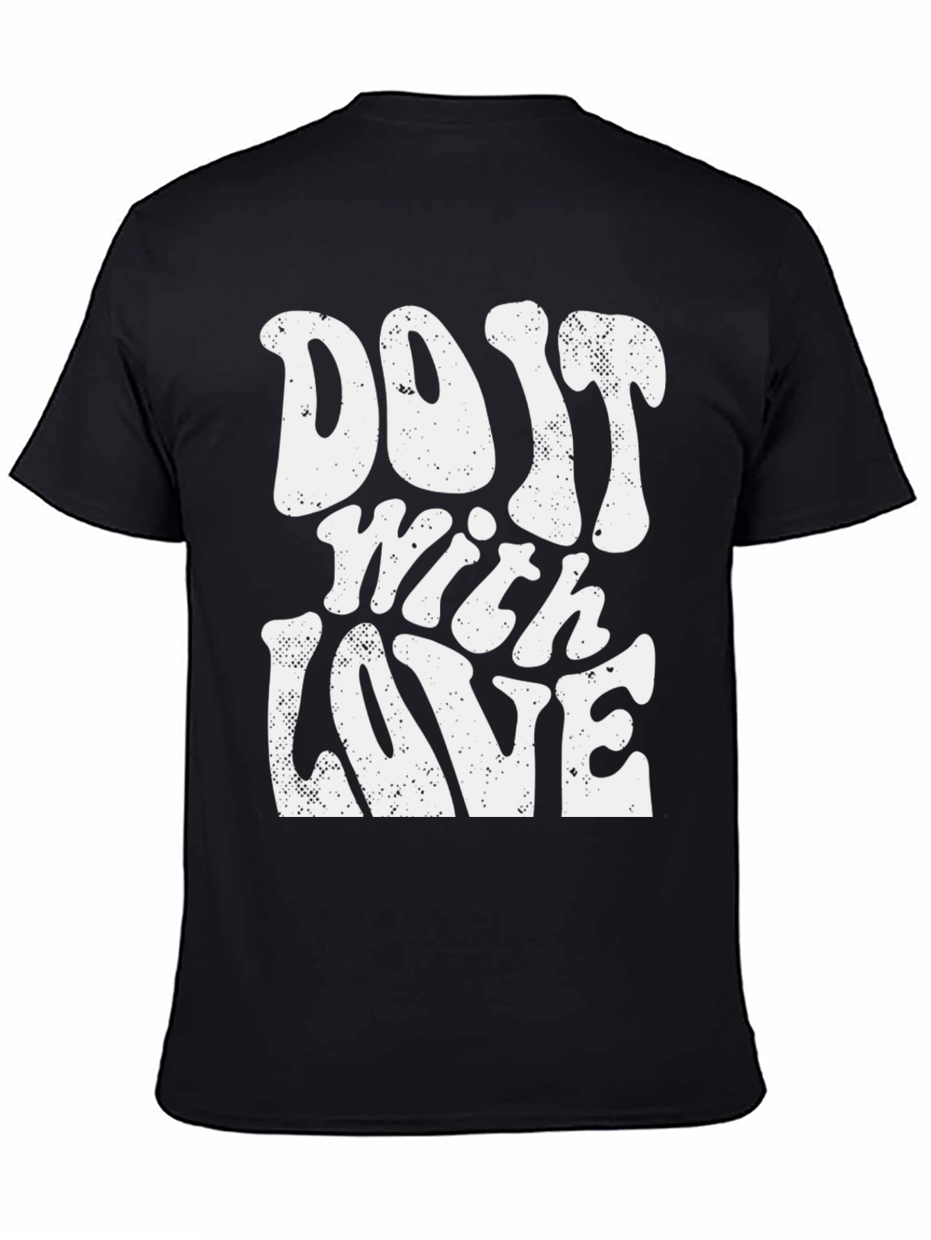 Do It With Love Graphic T-Shirt - Black