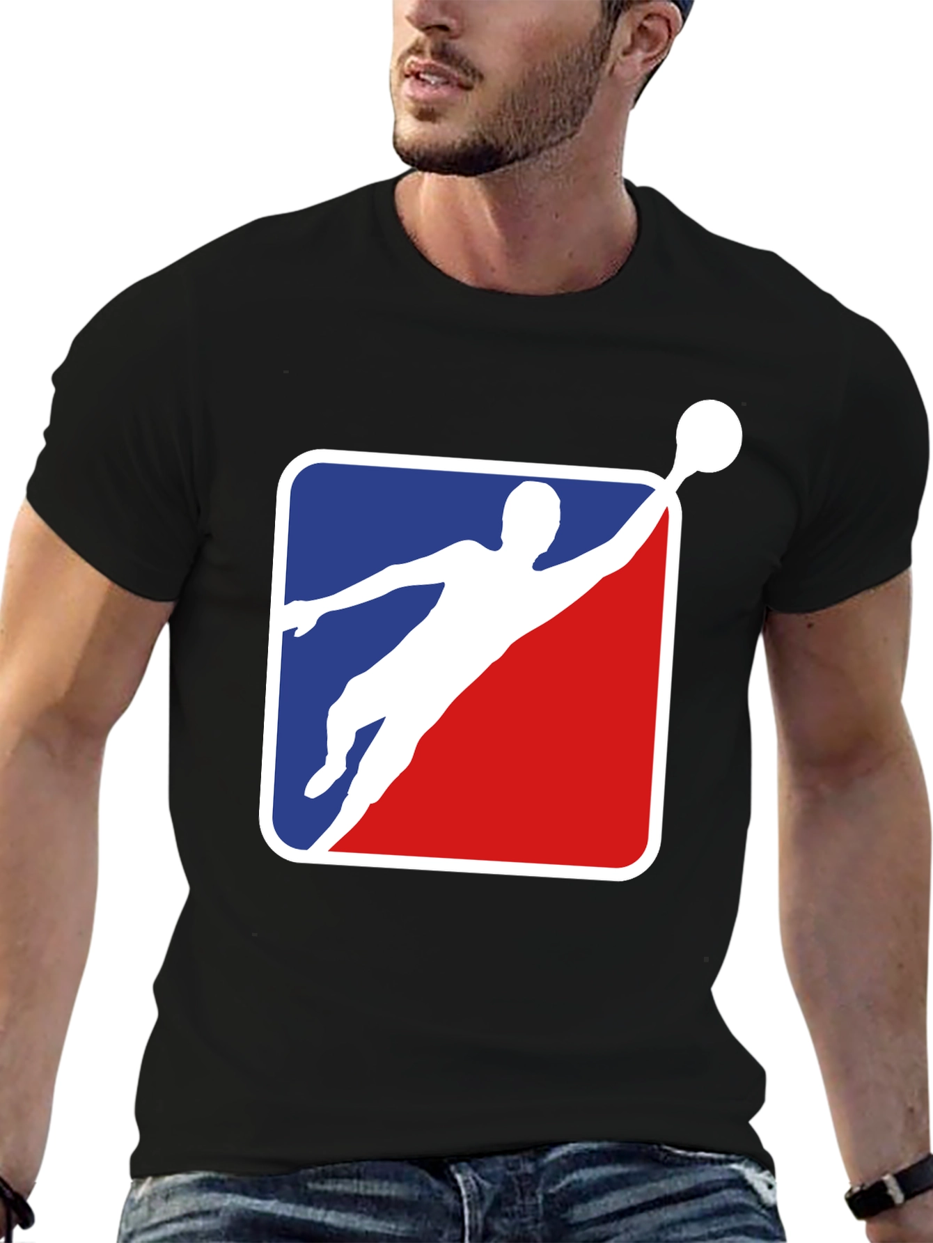 Slam Dunk Graphic Tee - Black Basketball Shirt