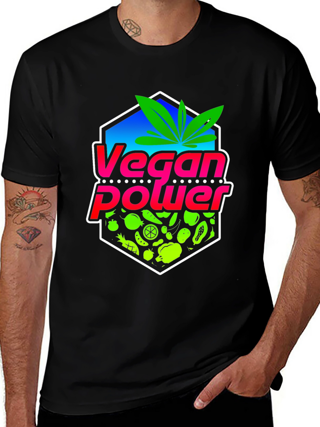 Vegan Power T-Shirt - Plant Based Lifestyle Tee
