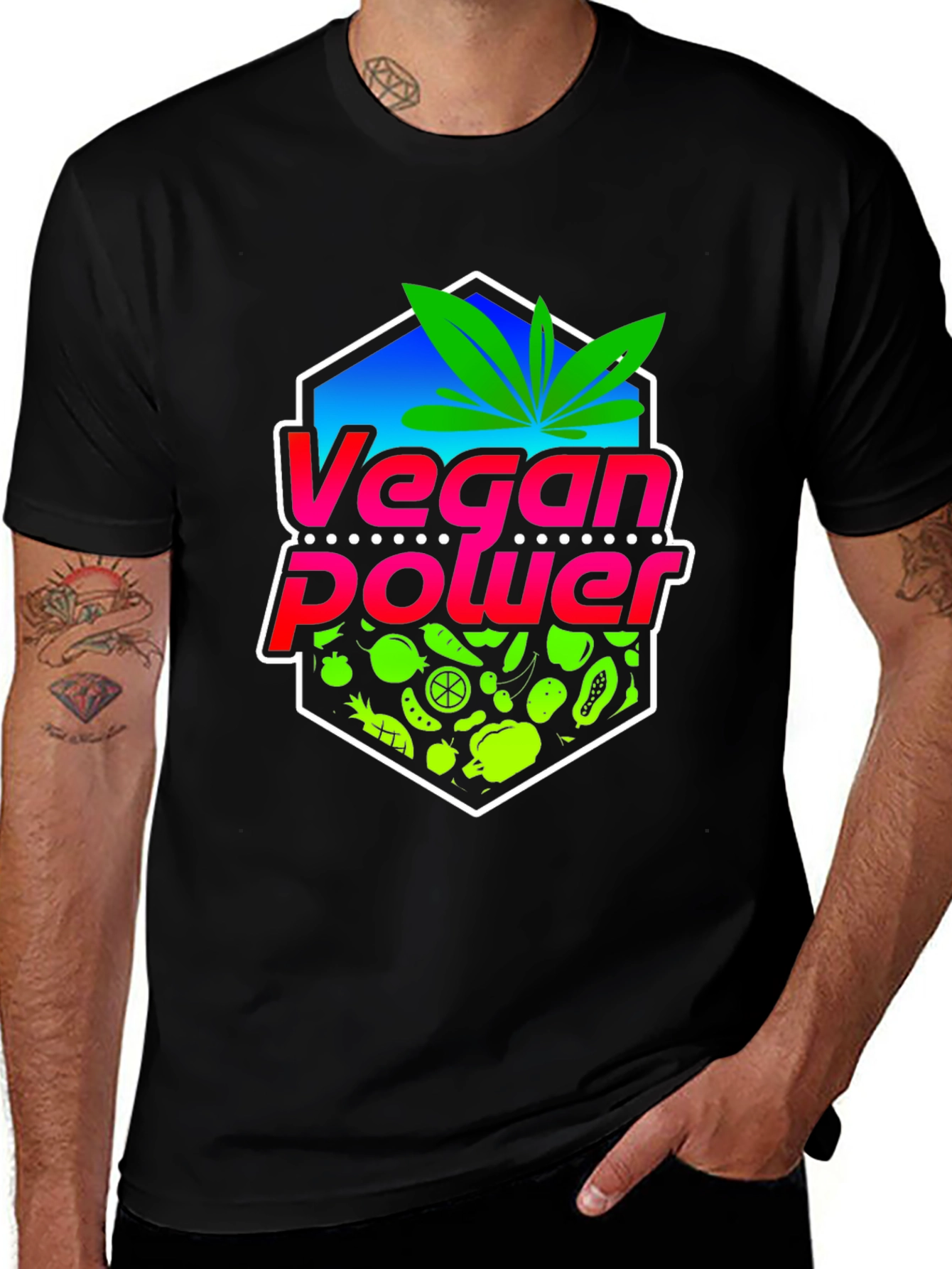 Vegan Power T-Shirt - Plant Based Lifestyle Tee