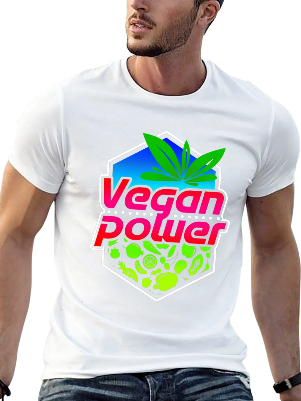 Vegan Power T-Shirt - Plant Based Lifestyle Tee