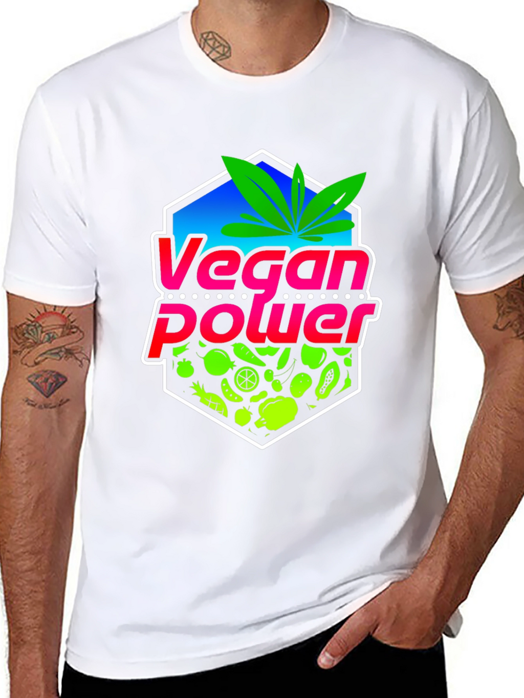Vegan Power T-Shirt - Plant Based Lifestyle Tee