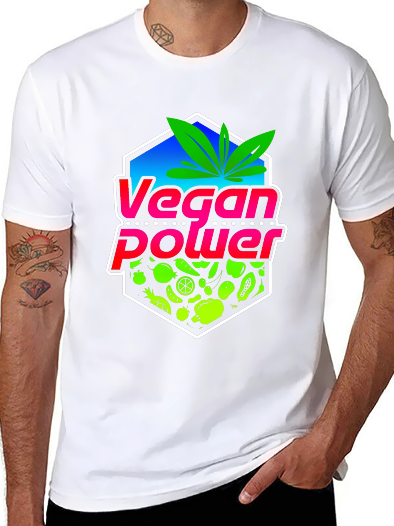 Vegan Power T-Shirt - Plant Based Lifestyle Tee