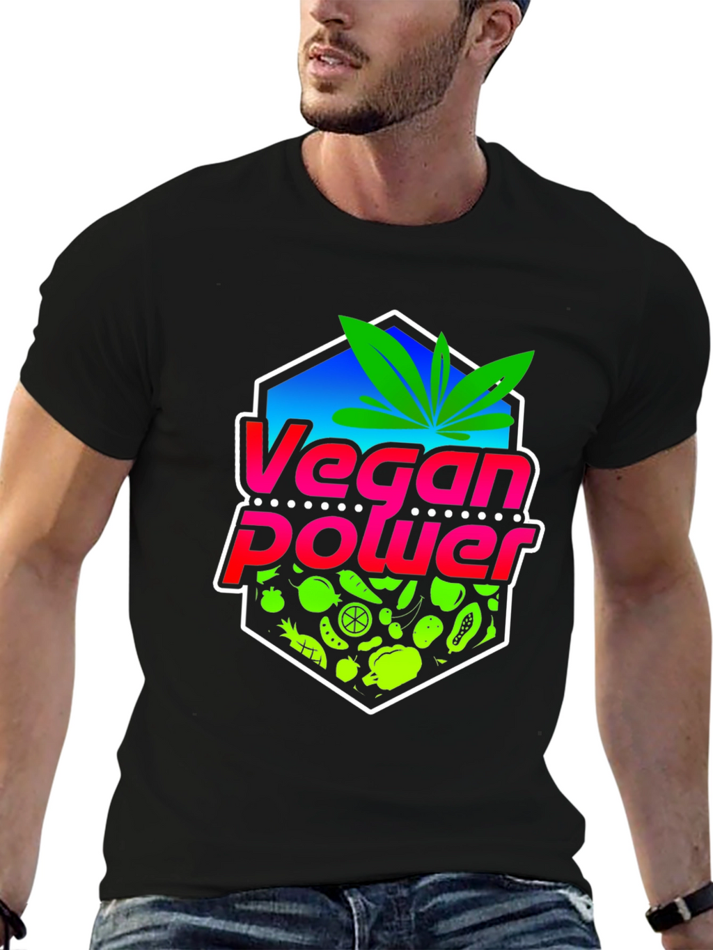 Vegan Power T-Shirt - Plant Based Lifestyle Tee