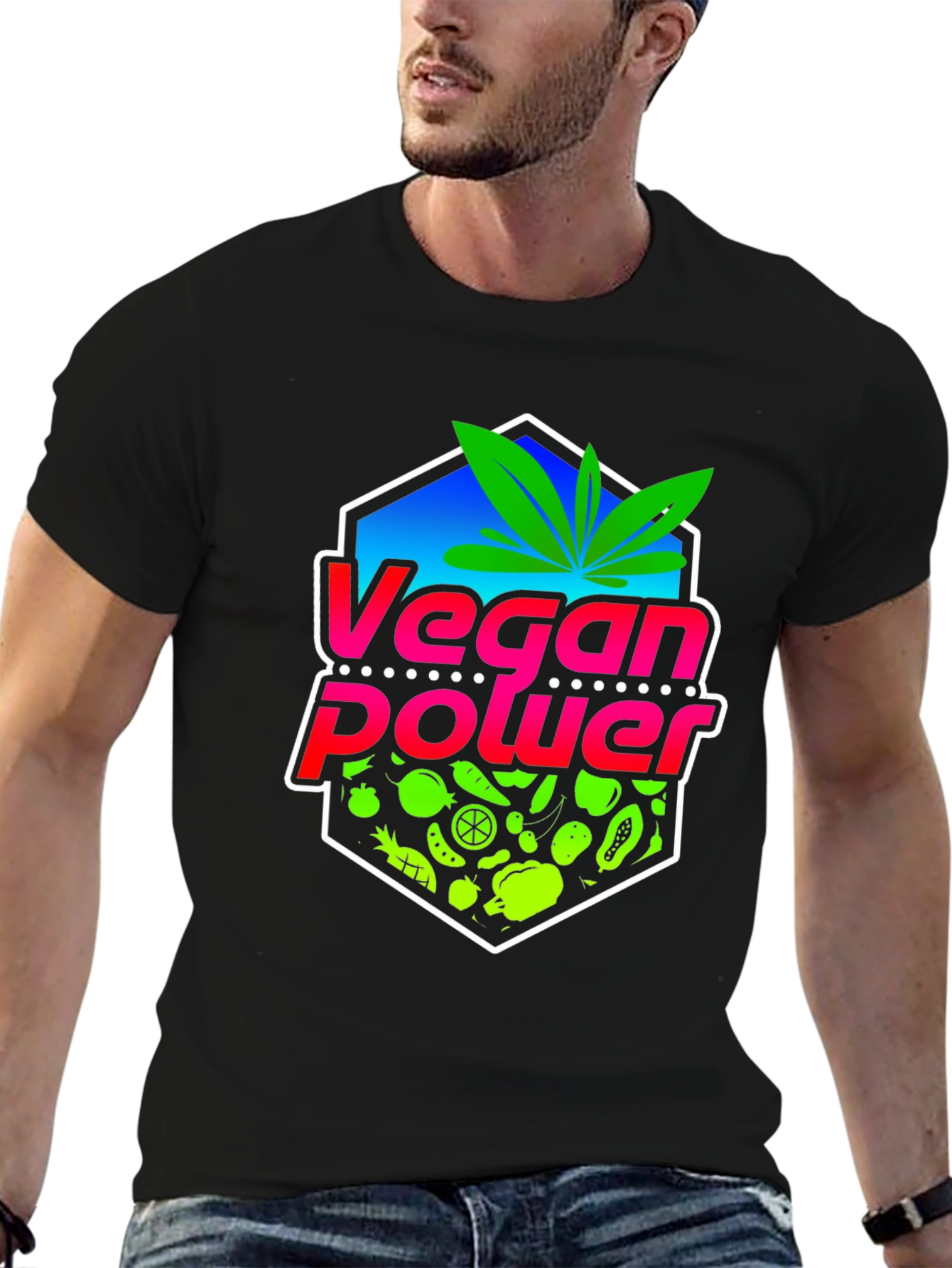 Vegan Power T-Shirt - Plant Based Lifestyle Tee