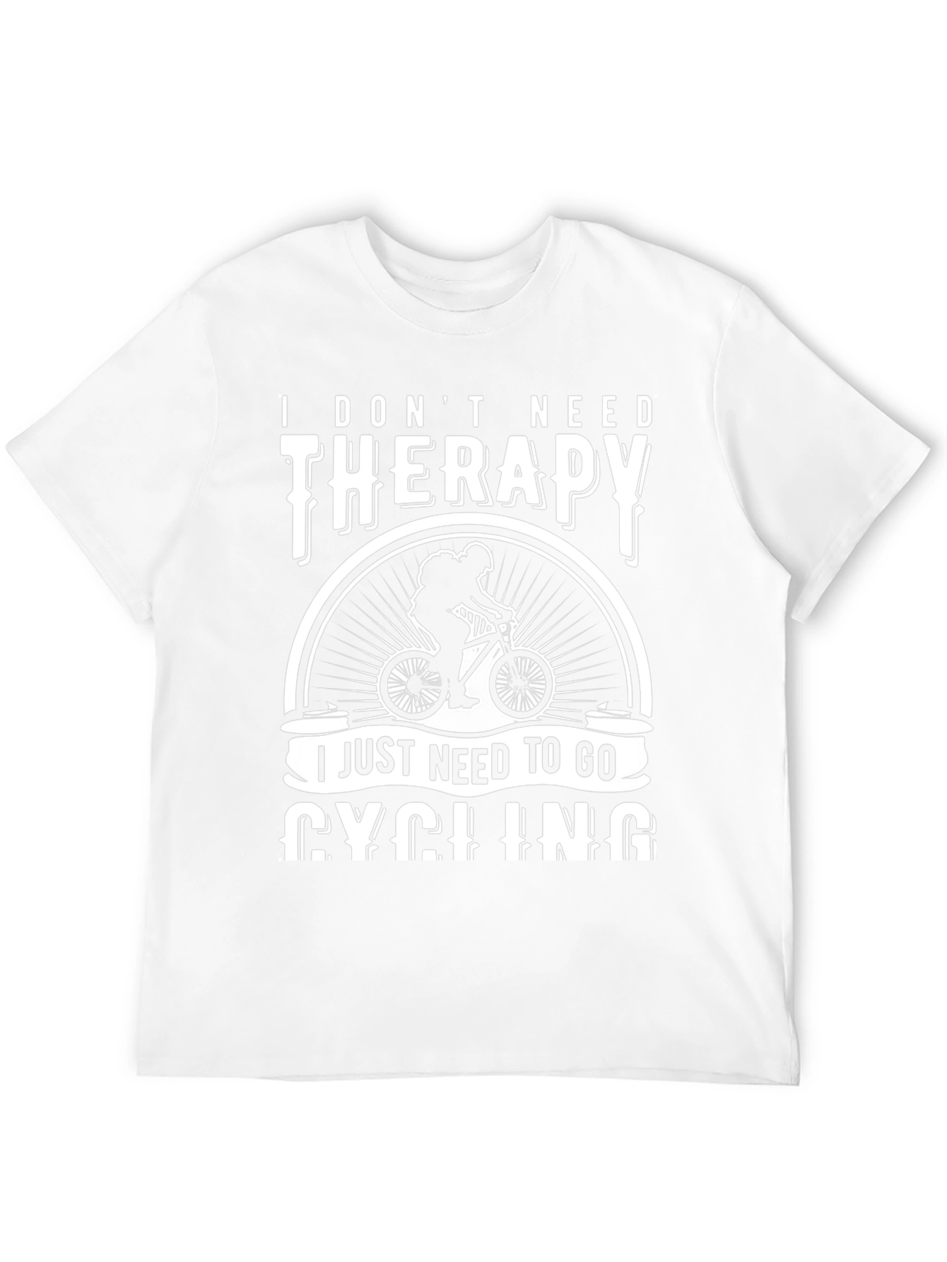 Cycling Therapy T-Shirt: Ride Your Way to Happiness