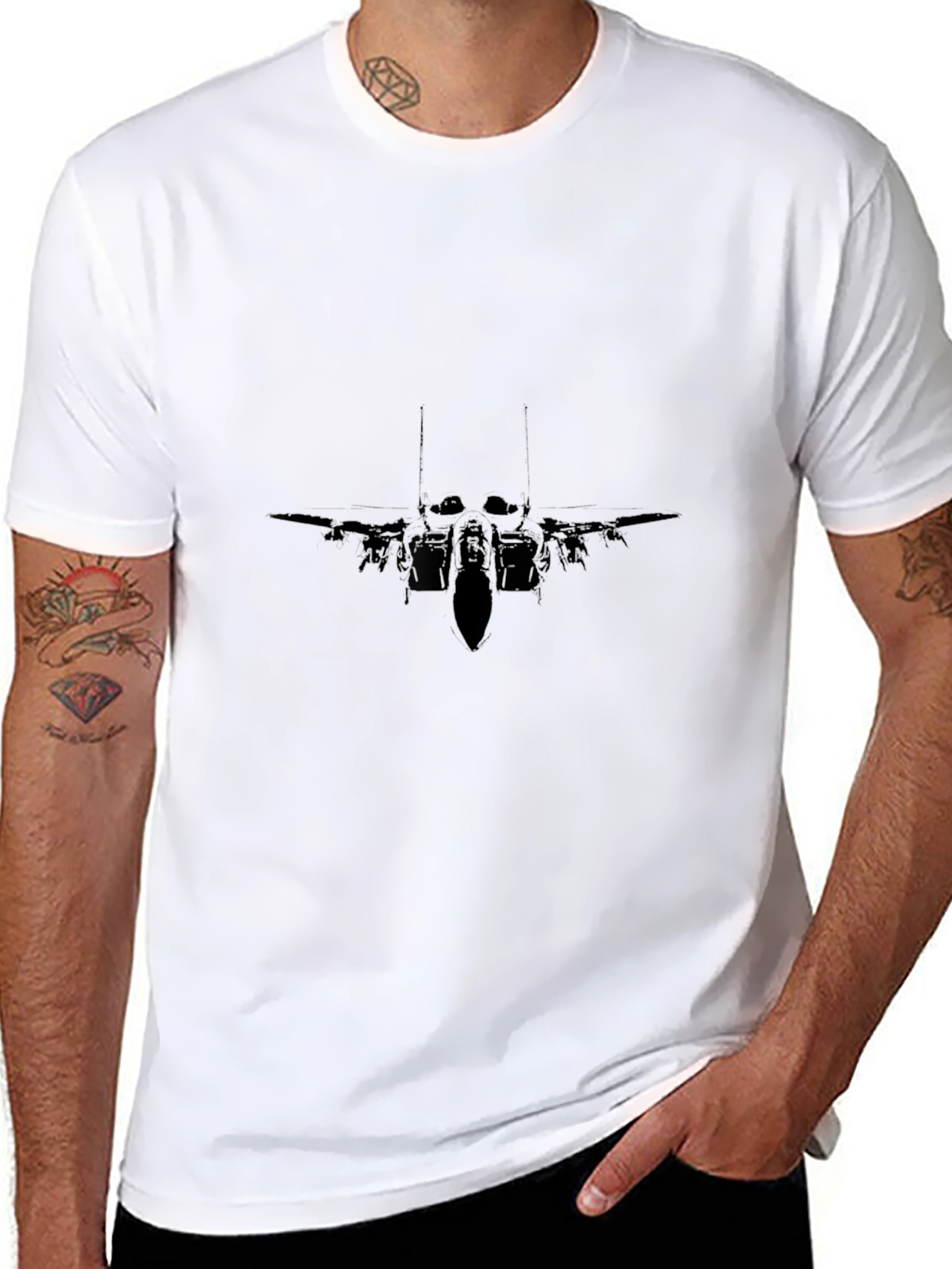 Stealth Jet Black T-Shirt - Cool Graphic Tee