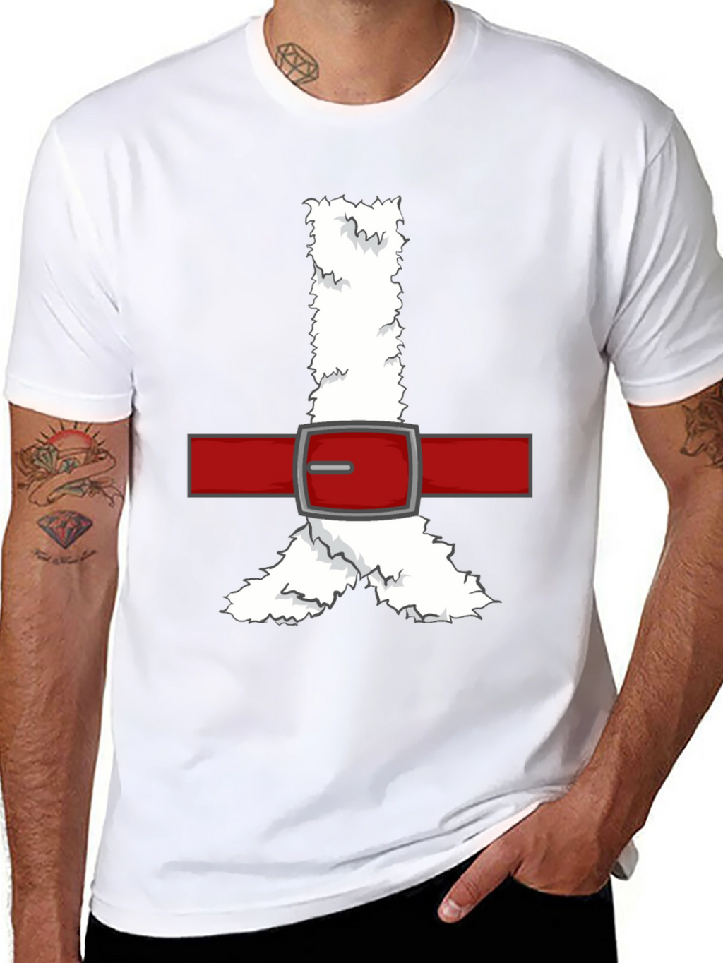 Santa Suit T-Shirt - Festive Holiday Apparel