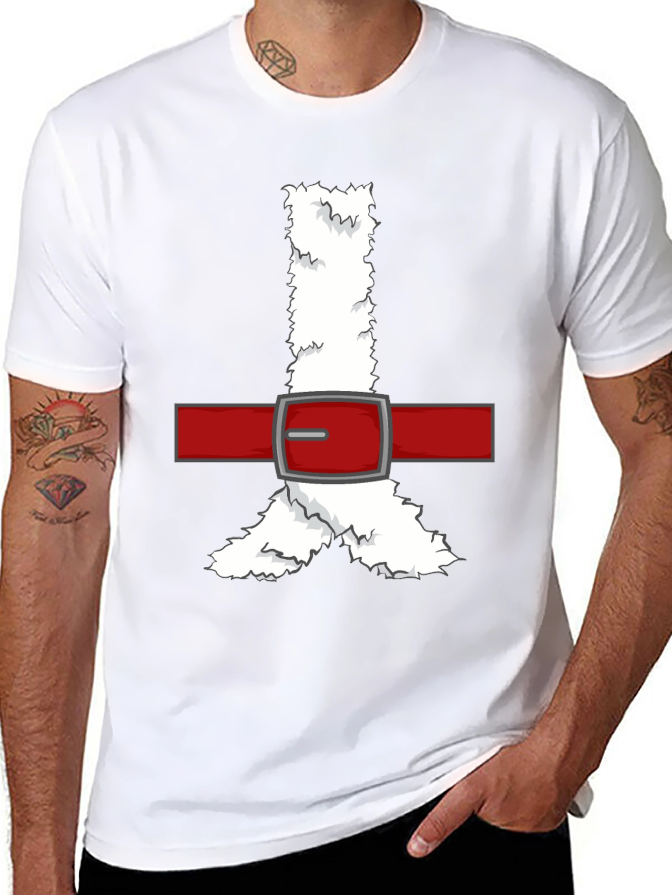 Santa Suit T-Shirt - Festive Holiday Apparel
