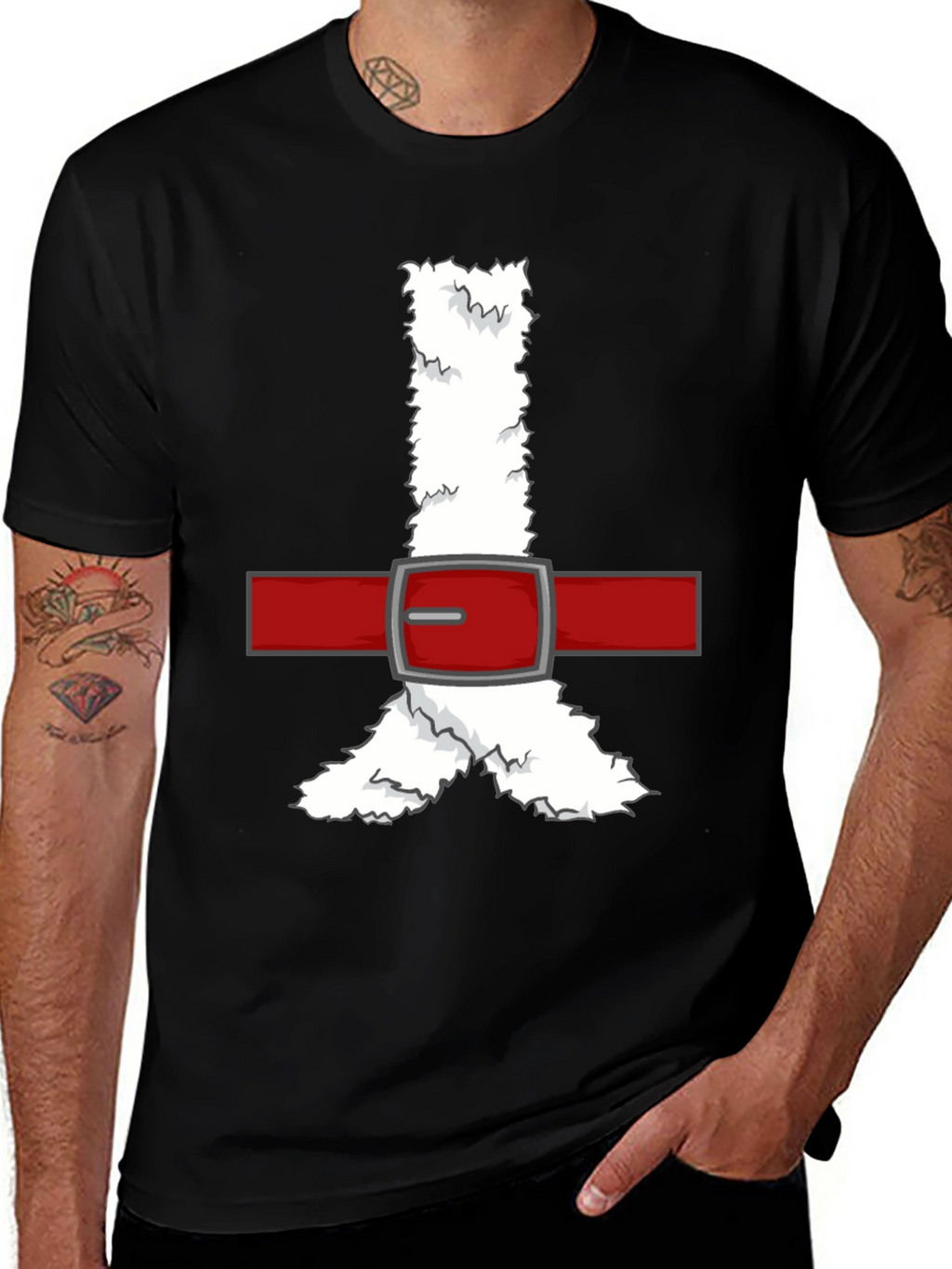 Santa Suit T-Shirt - Festive Holiday Apparel