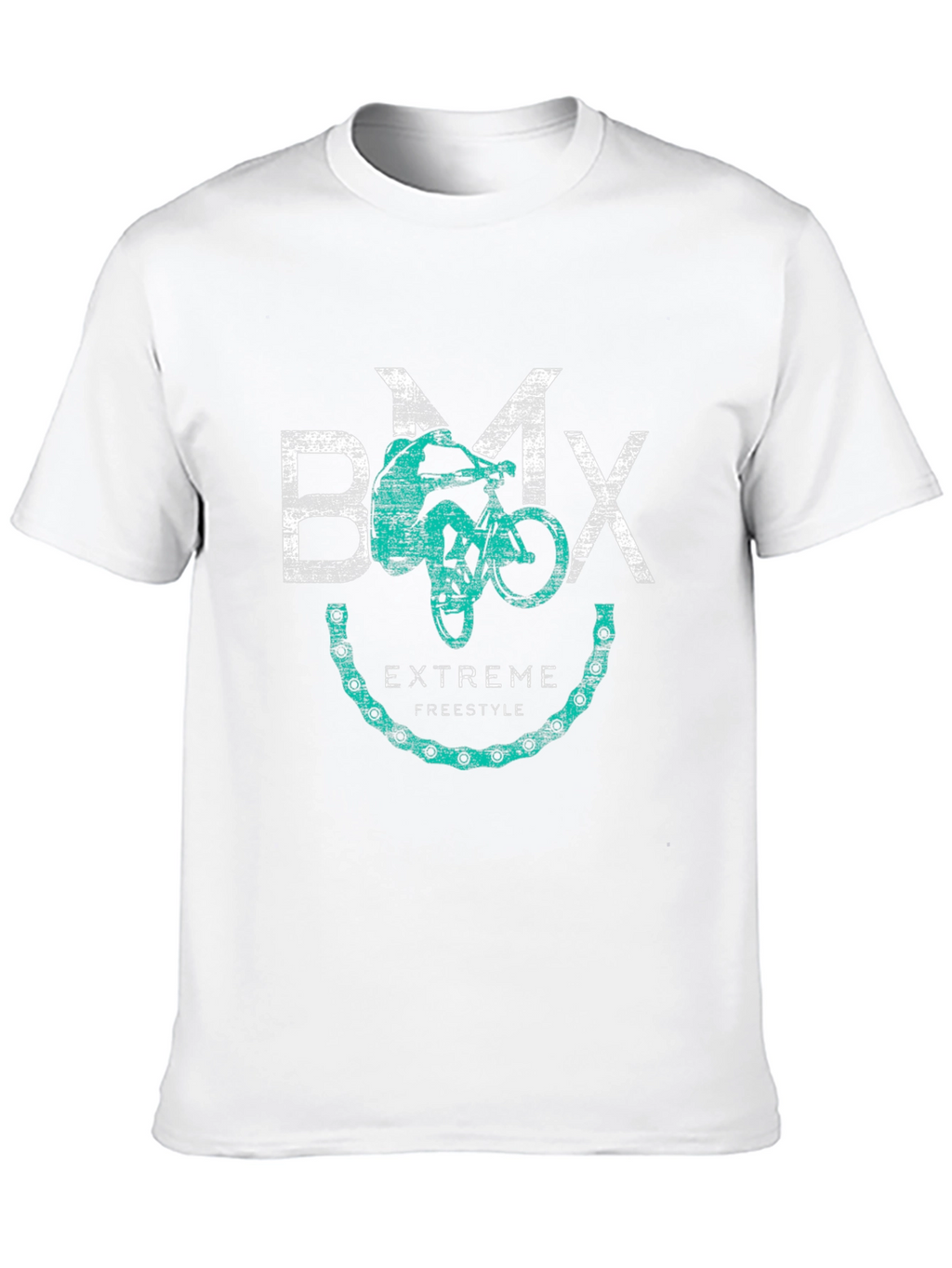 BMX Extreme Freestyle Black Graphic Tee