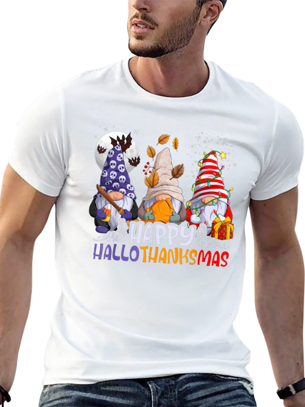 Hallow Thanksmas Gnome T-Shirt